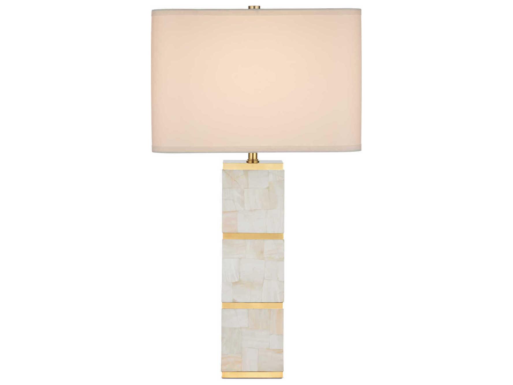 Currey & Company Casey 1-Light Natural Brass Buffet Lamp