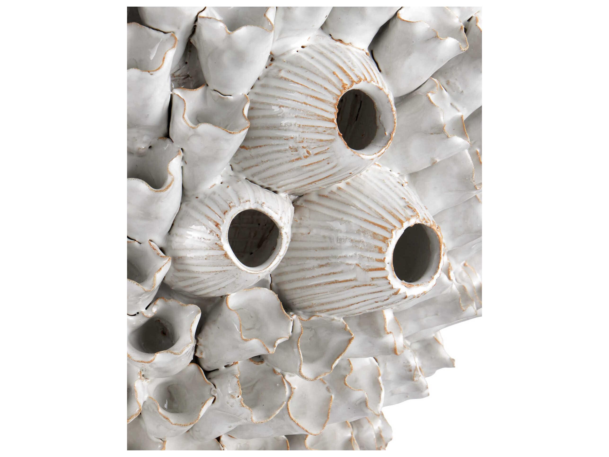 Currey & Company Manitapi White Linen Buffet Lamp