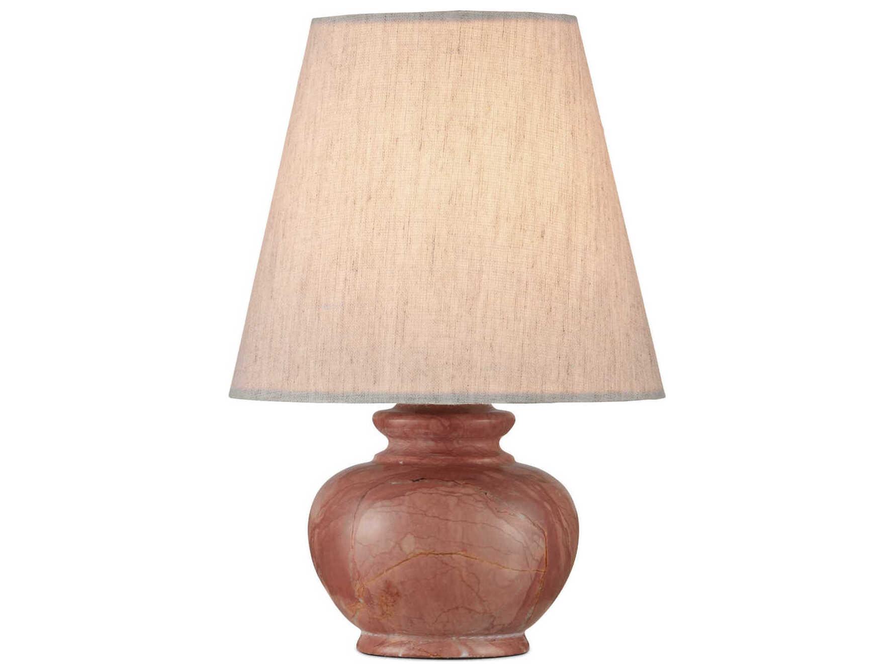 Currey & Company Piccolo 1-Light Natural Rose Table Lamp