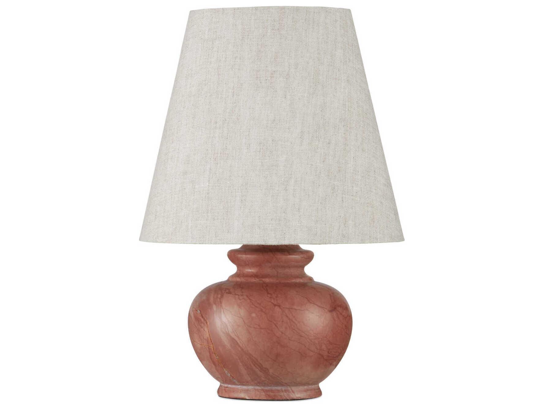 Currey & Company Piccolo 1-Light Natural Rose Table Lamp