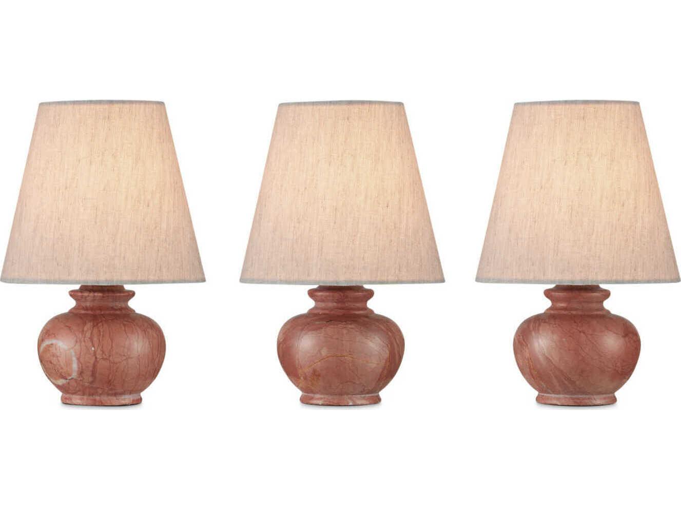Currey & Company Piccolo 1-Light Natural Rose Table Lamp
