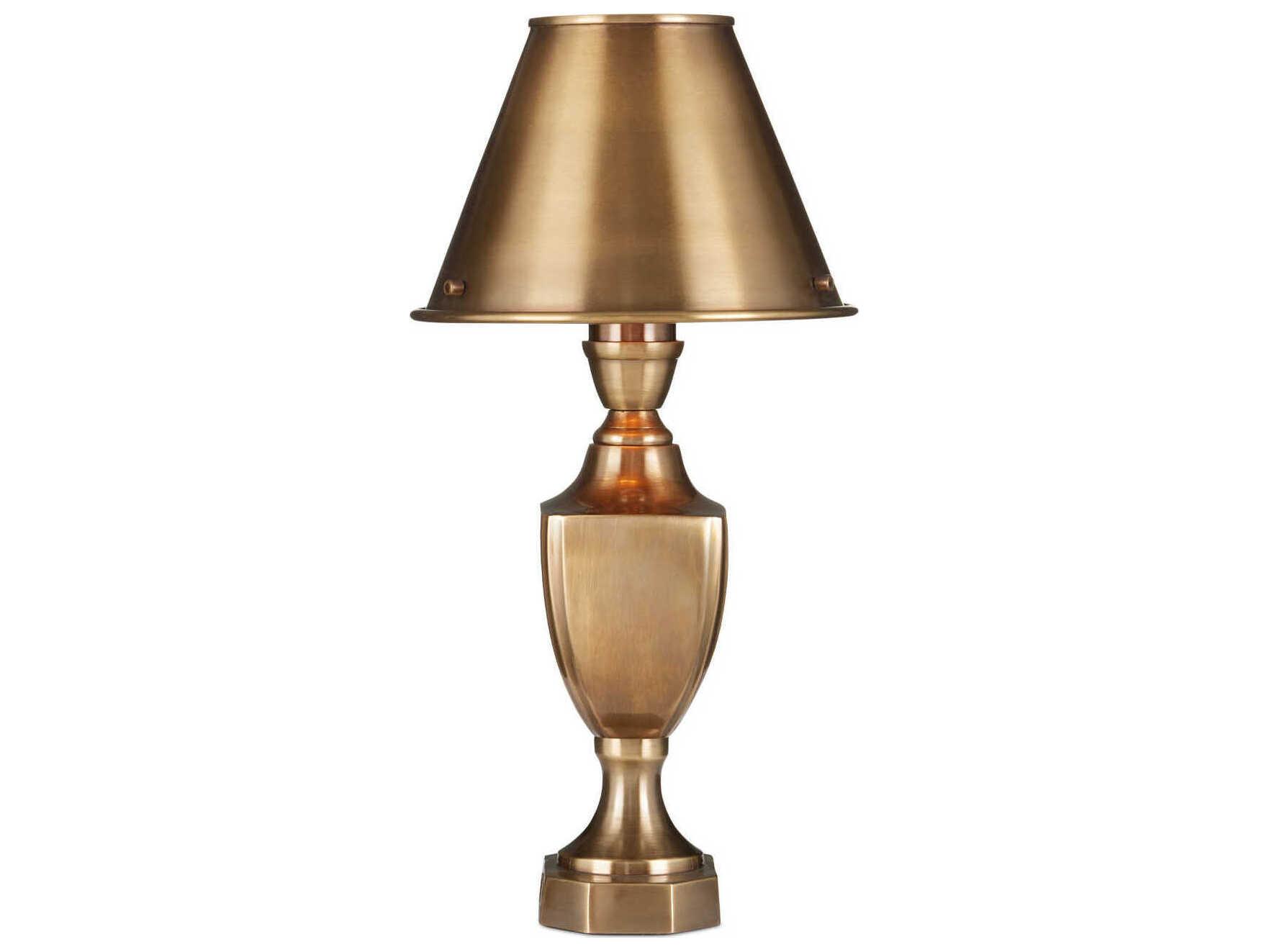 Currey & Company Waddill Antique Brass Table Lamp