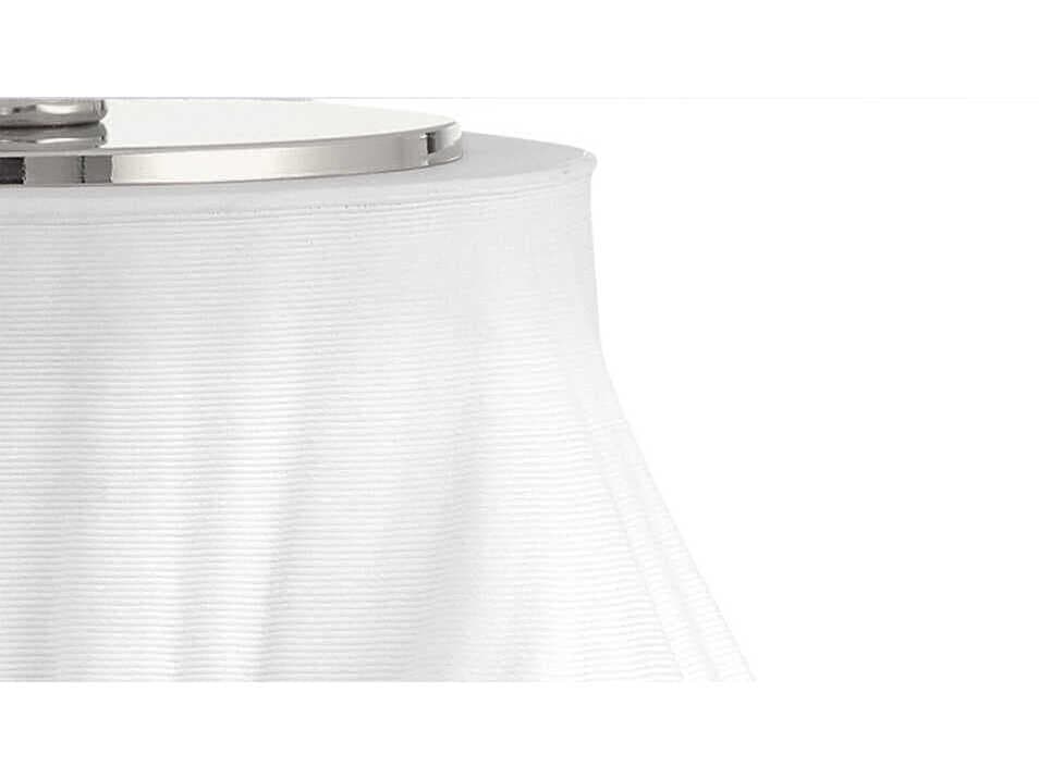 Currey & Company Watershed White Polyester Buffet Lamp