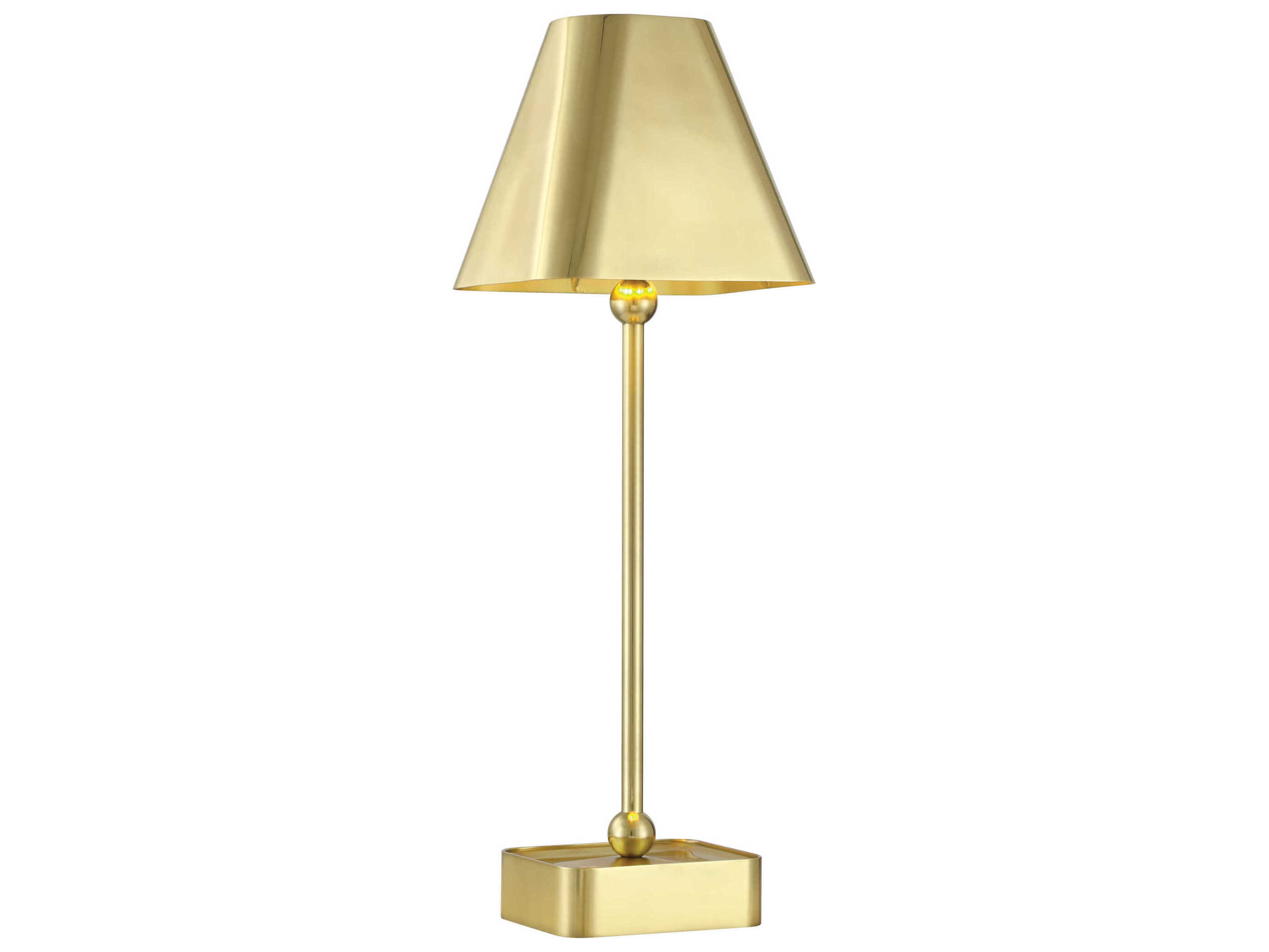 Currey & Company Gadabout Polished Brass Table Lamp