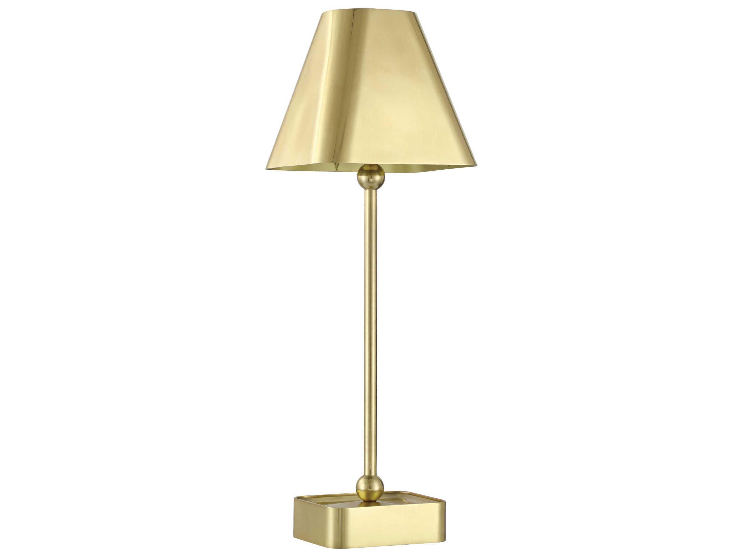 Currey & Company Gadabout Polished Brass Table Lamp