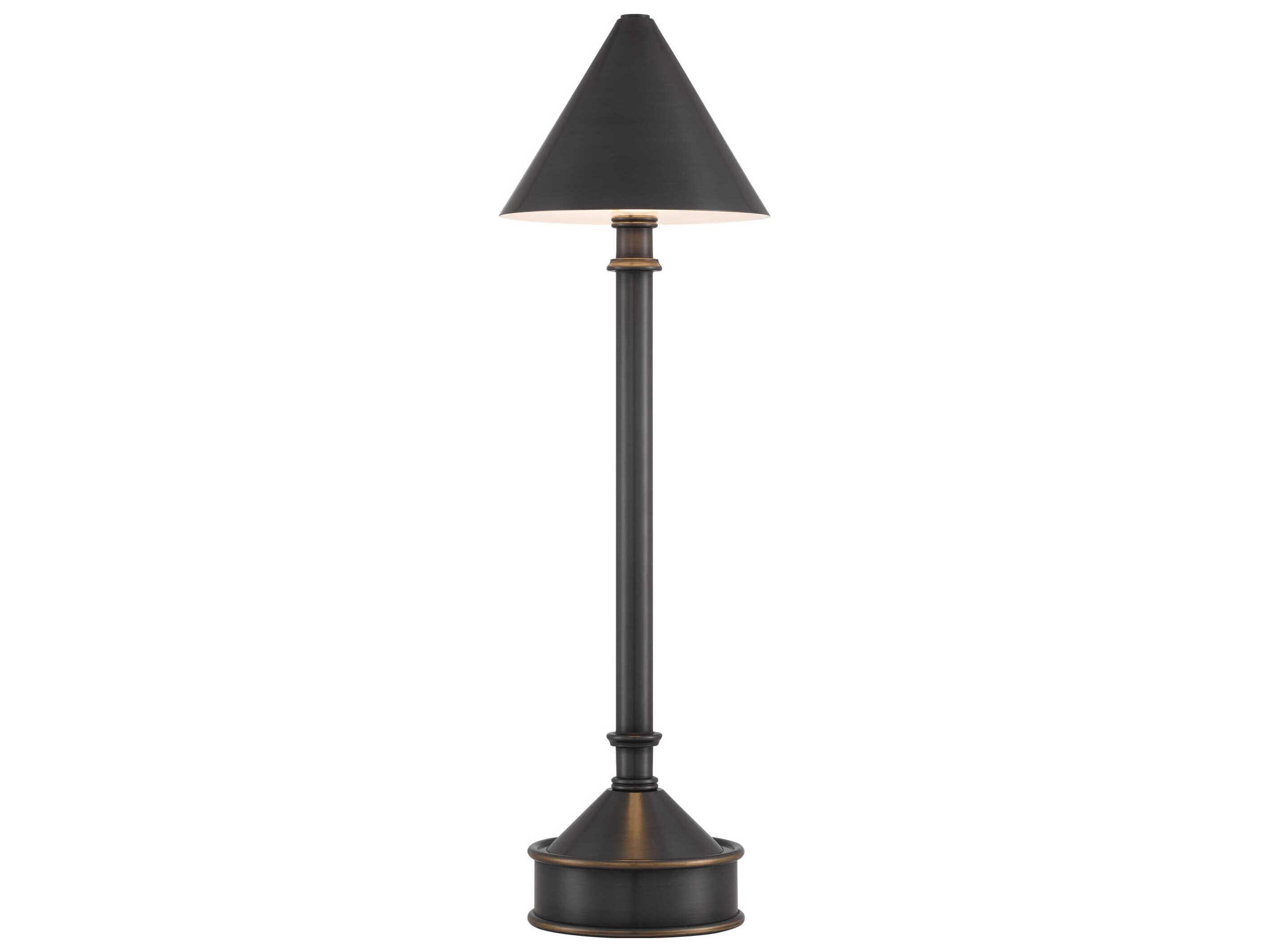 Currey & Company Traipse Oil Rubbed Bronze Metal Table Lamp