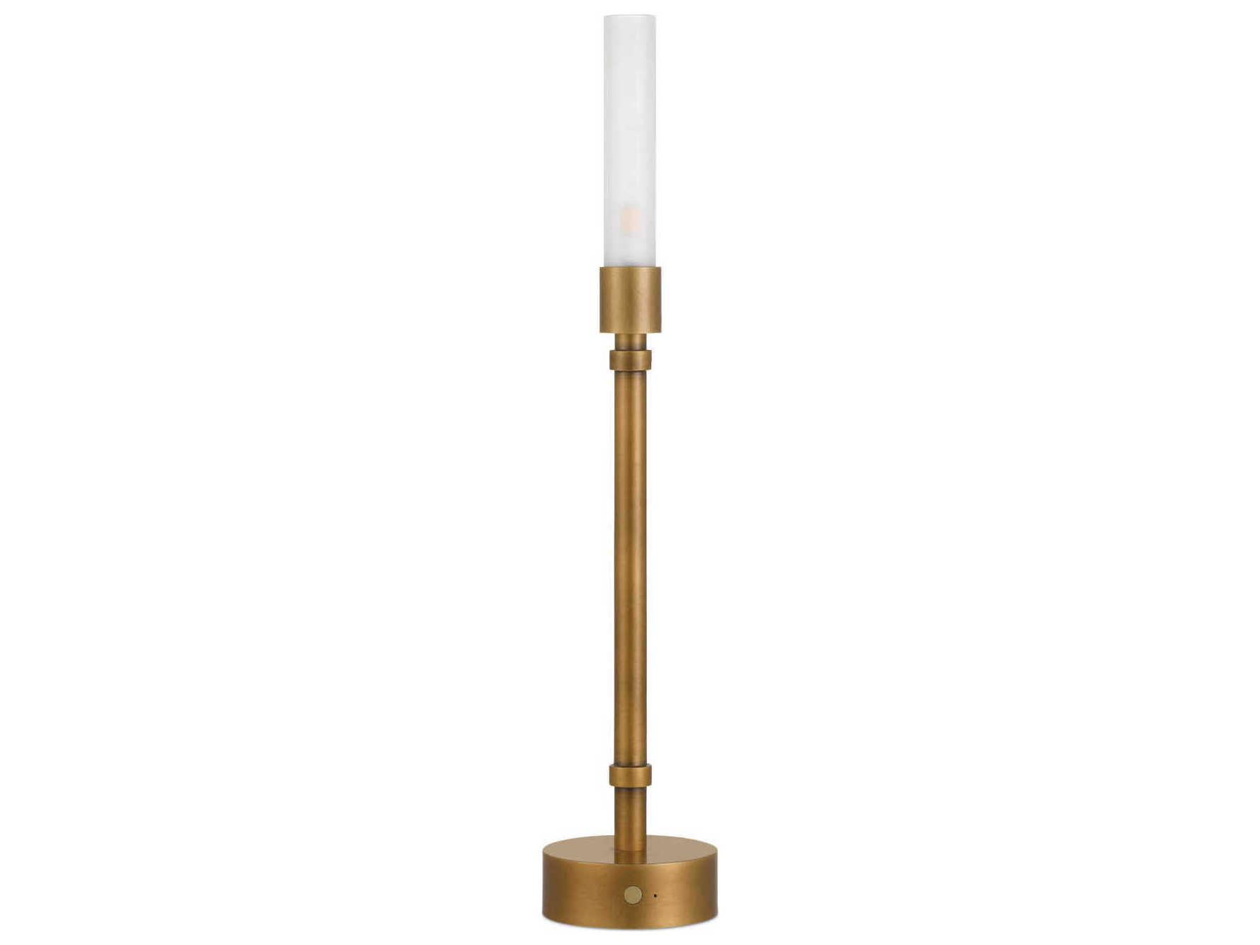 Currey & Company Paseo 1-Light Polished Antique Brass Table Lamp