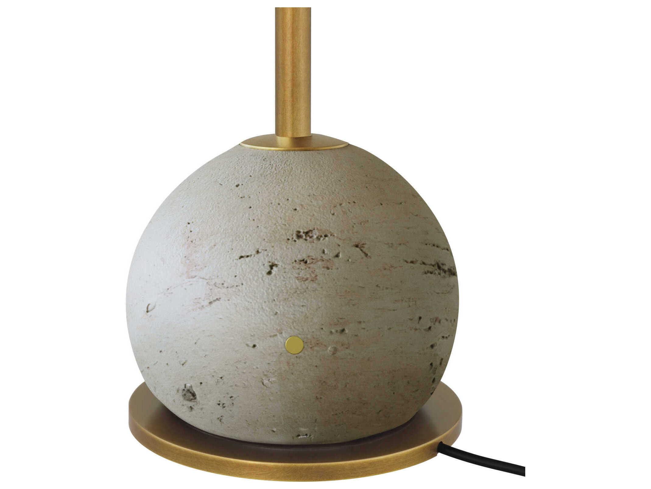 Currey & Company Journey 1-Light Natural Antique Brass Table Lamp