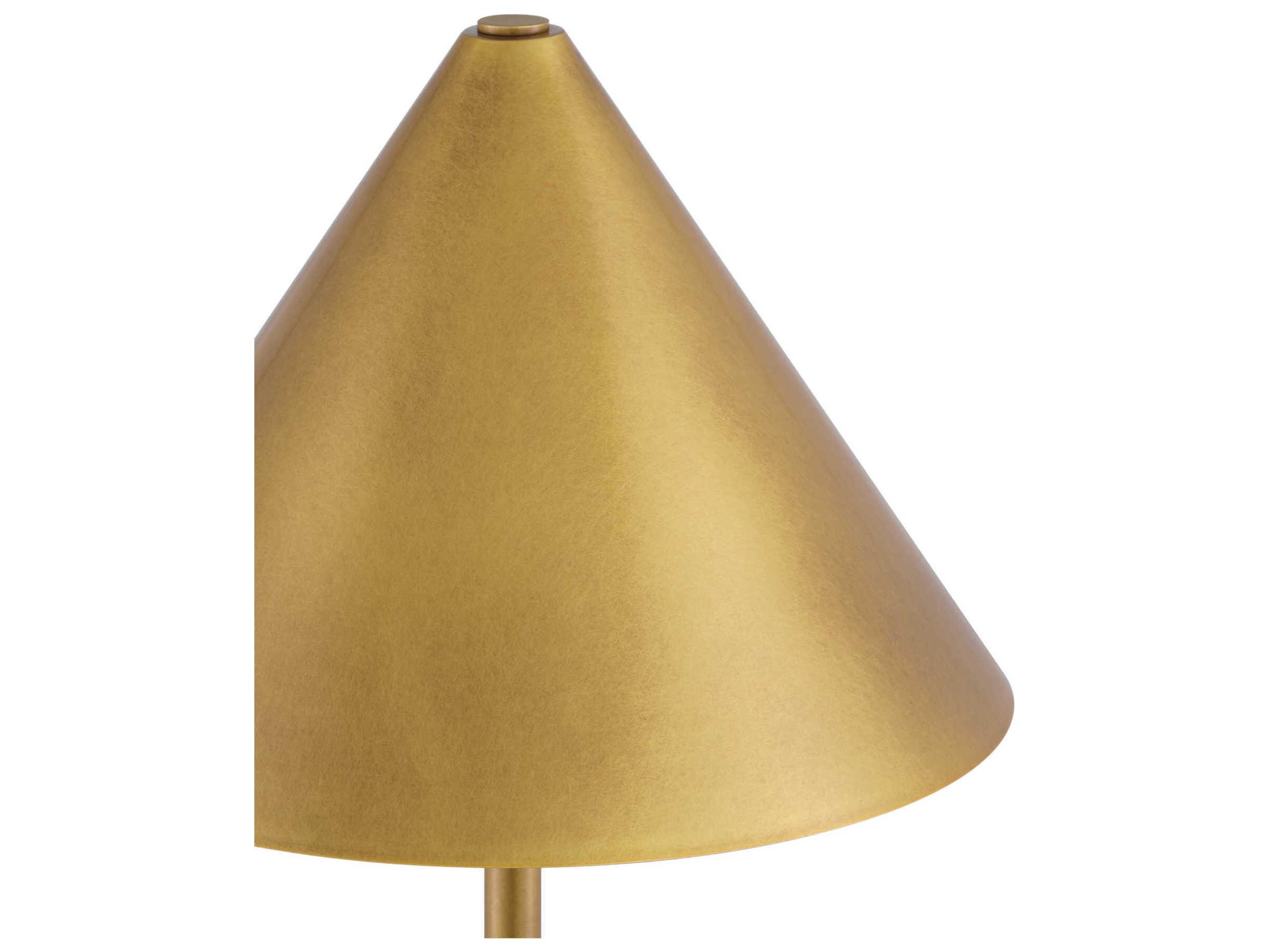 Currey & Company Journey 1-Light Natural Antique Brass Table Lamp