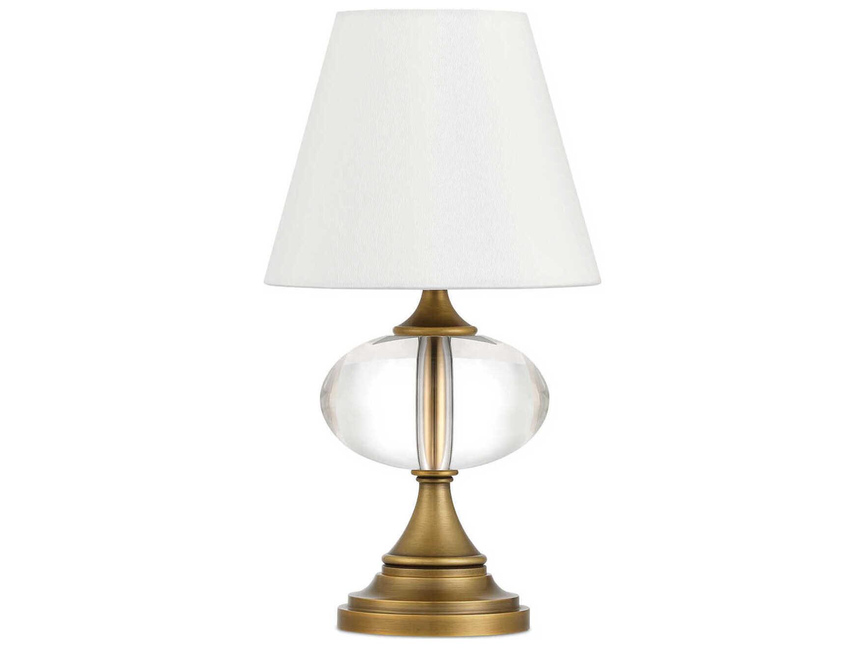 Currey & Company Sashay Polished Antique Brass Table Lamp