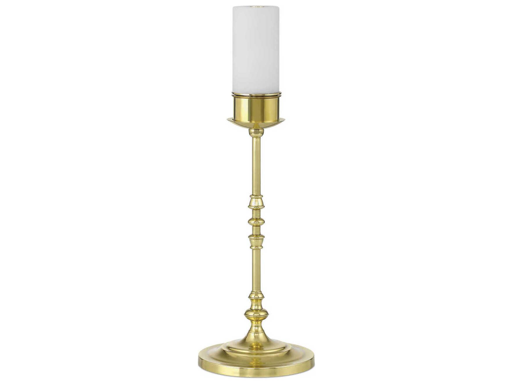 Currey & Company Deauville Natural Polished Brass Metal Rattan Table Lamp