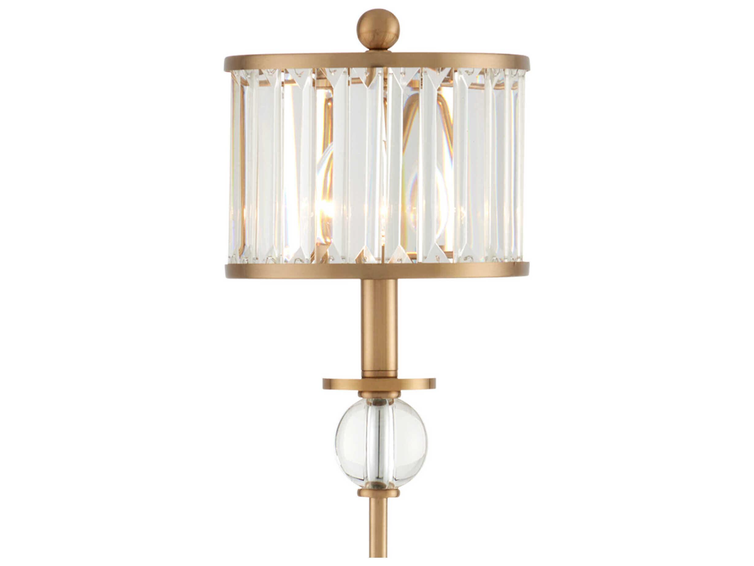 Currey & Company Parfait Blown Glass Black Crystal Table Lamp