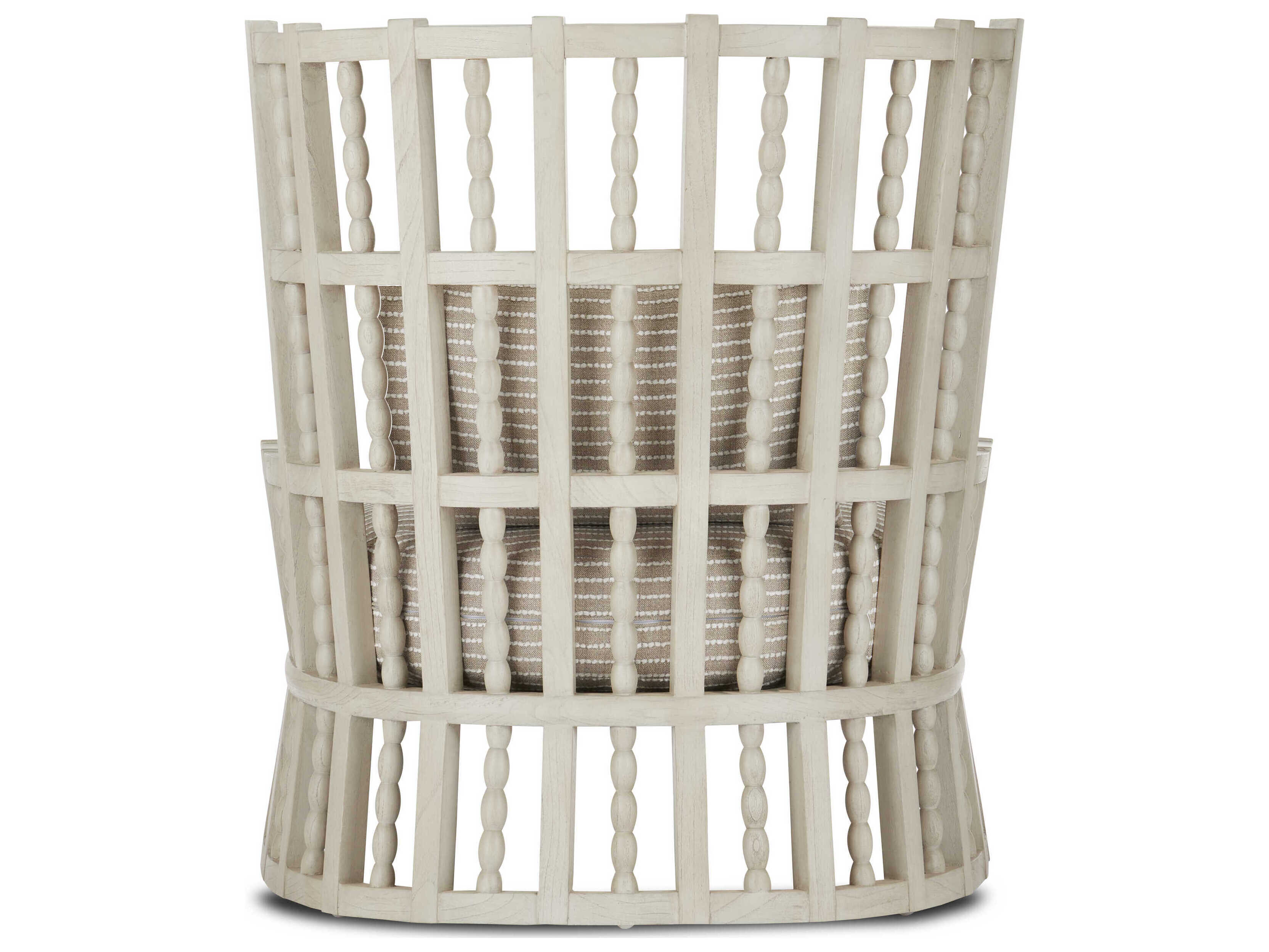 Luxecor Vistas Beige Fabric Accent Chair