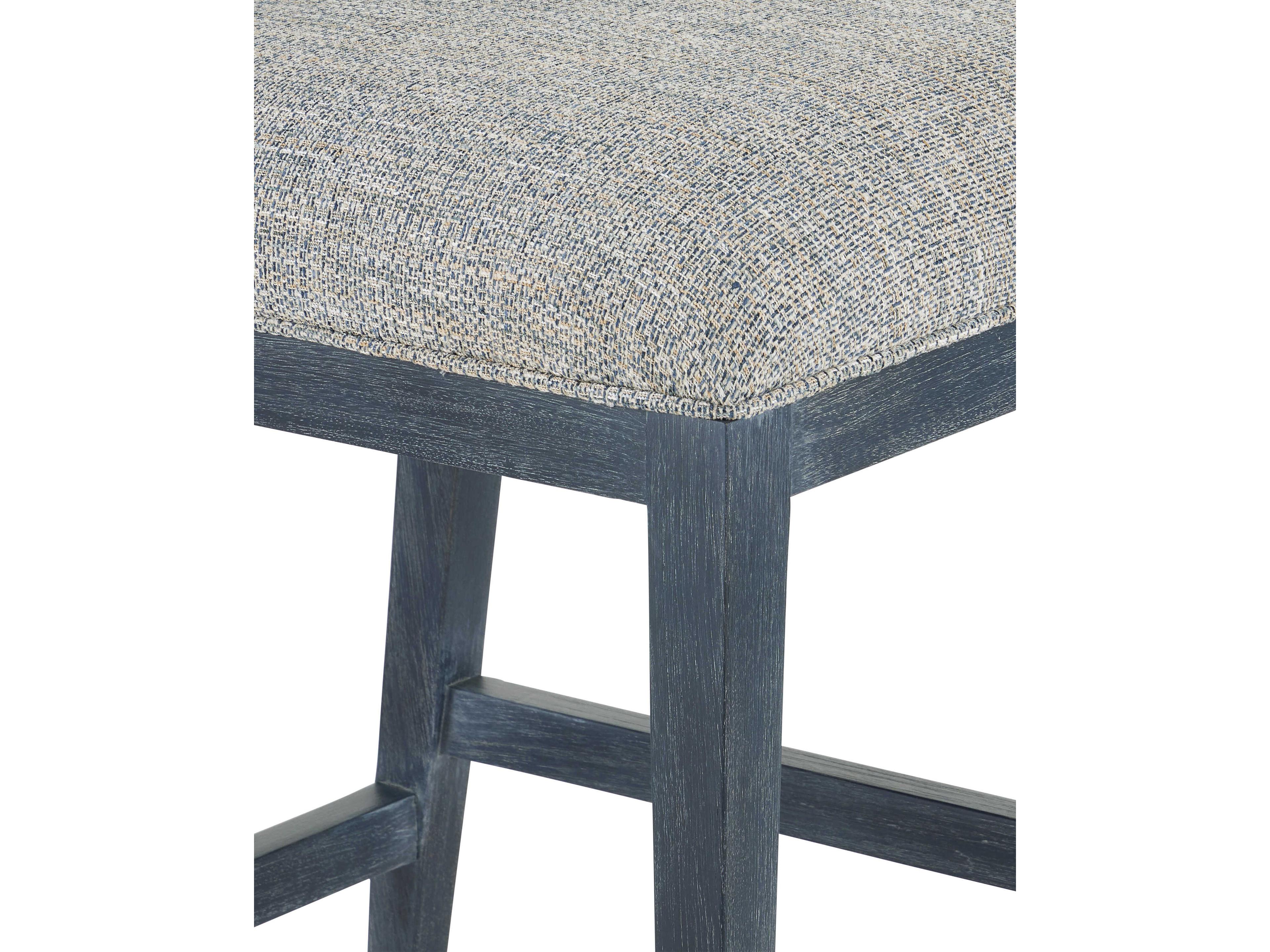 Currey & Company Santos Upholstered Mahogany Wood Counter Stool