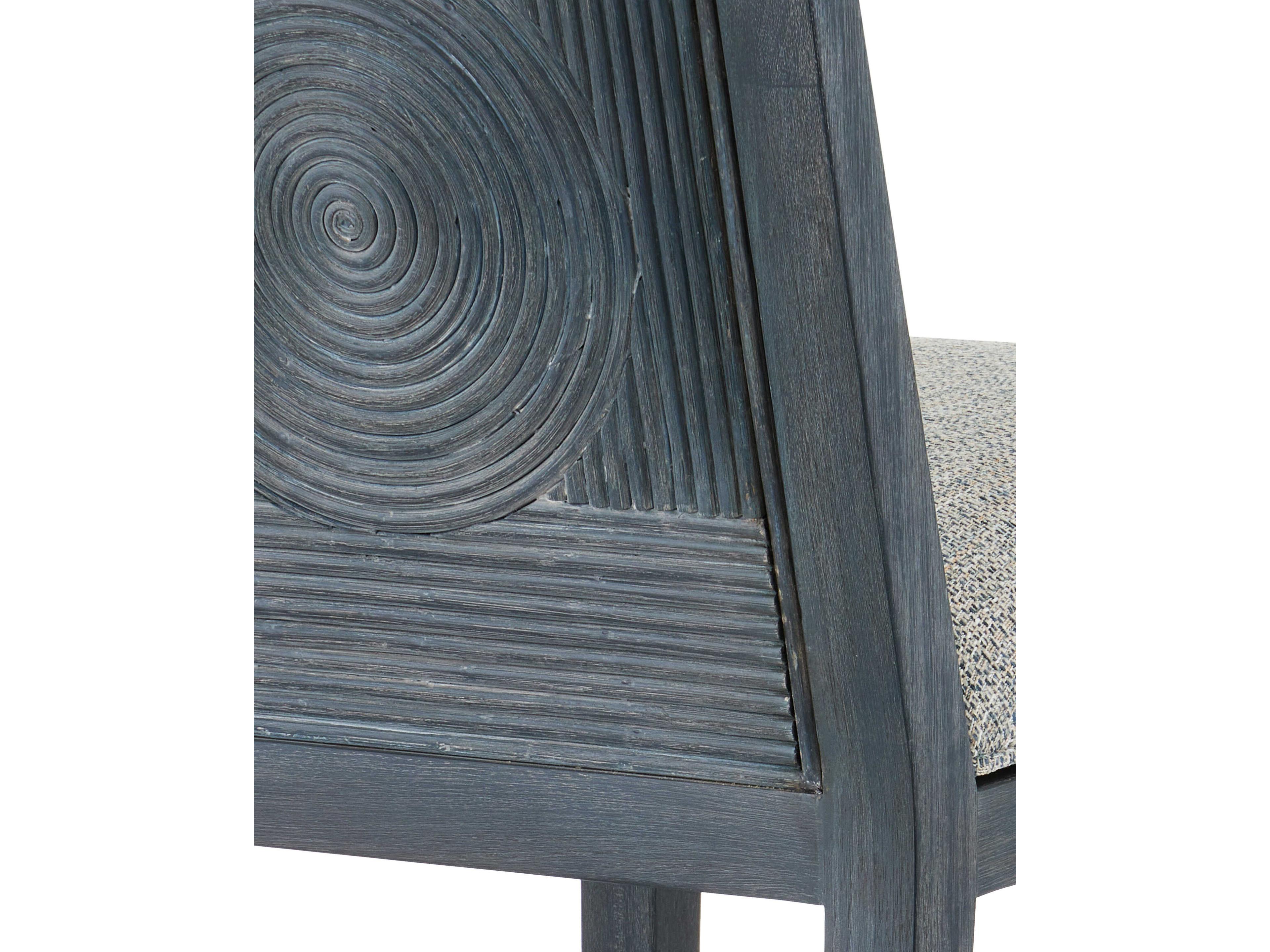 Currey & Company Santos Upholstered Mahogany Wood Bar Stool