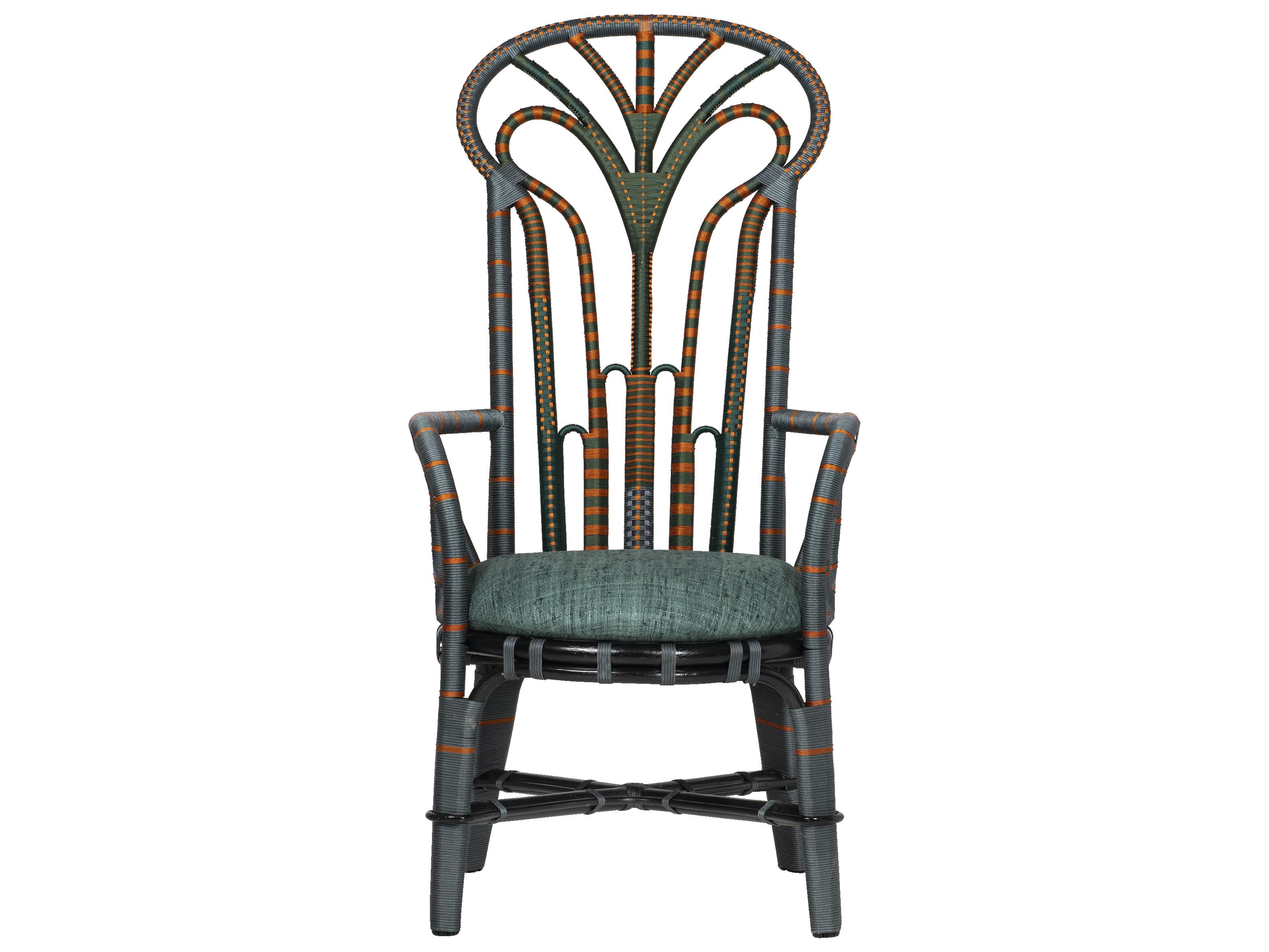 Currey & Company Benin Green Accent Chair