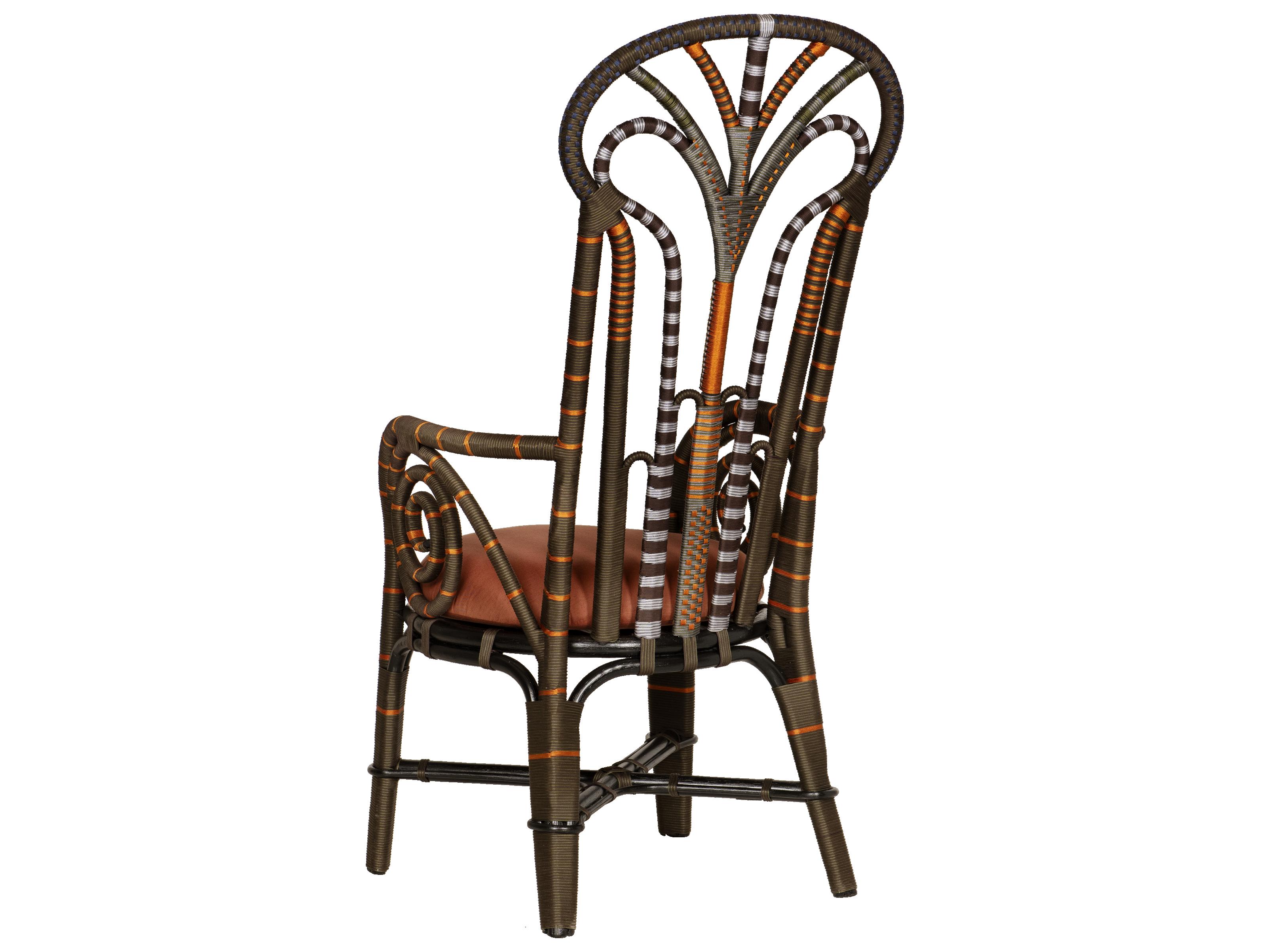 Currey & Company Benin Brown Accent Chair