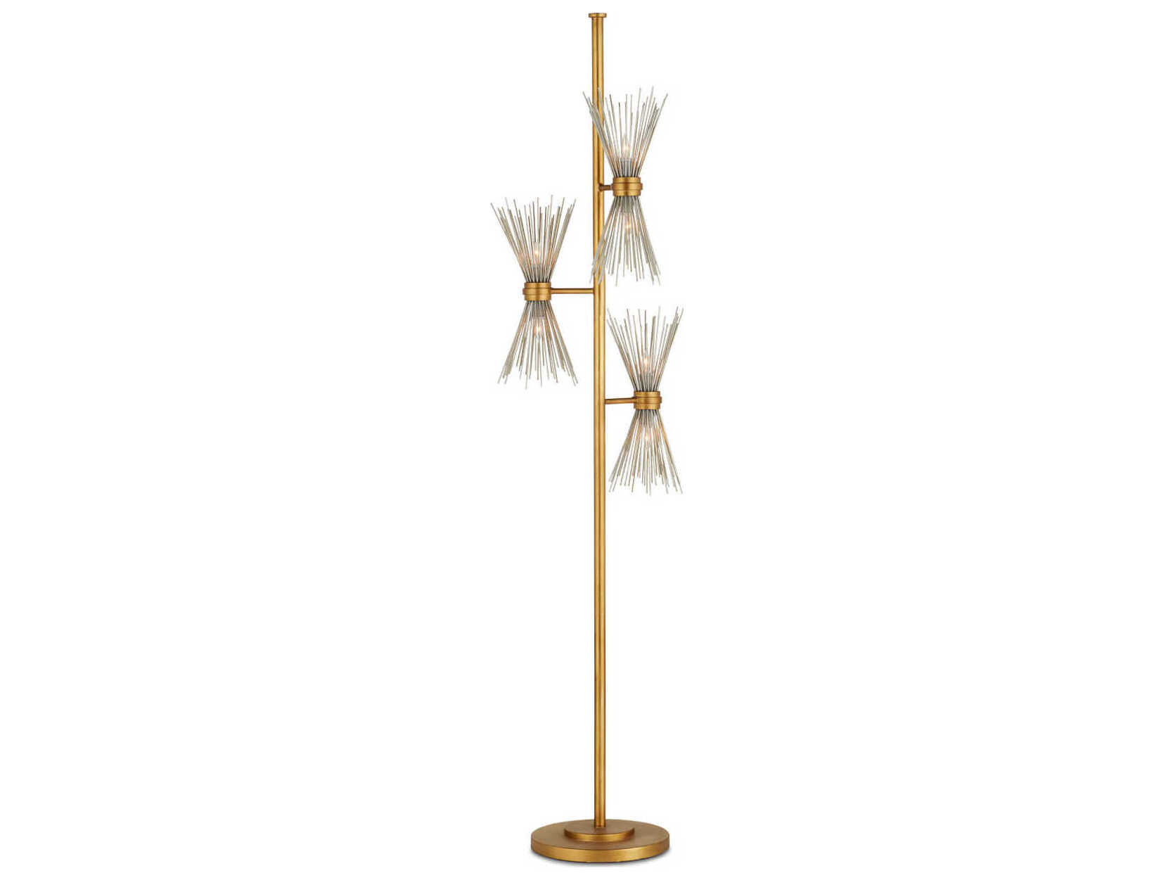 Currey & Company Novatude Gold Floor Lamp