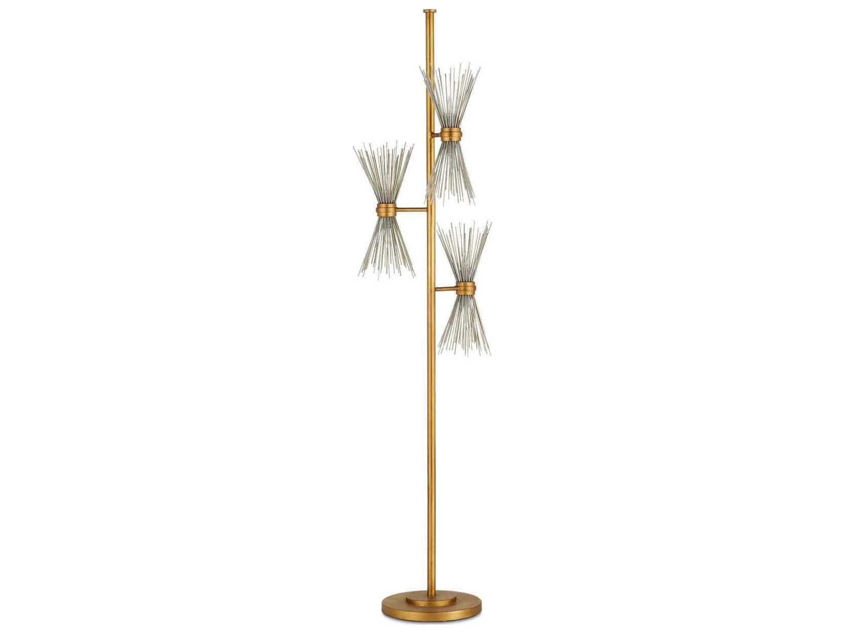 Currey & Company Novatude Gold Floor Lamp