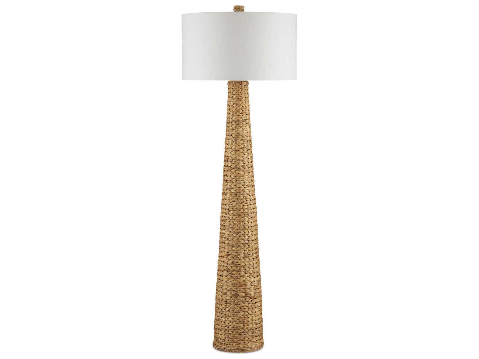 Currey & Company Birdsong Natural Brown Floor Lamp