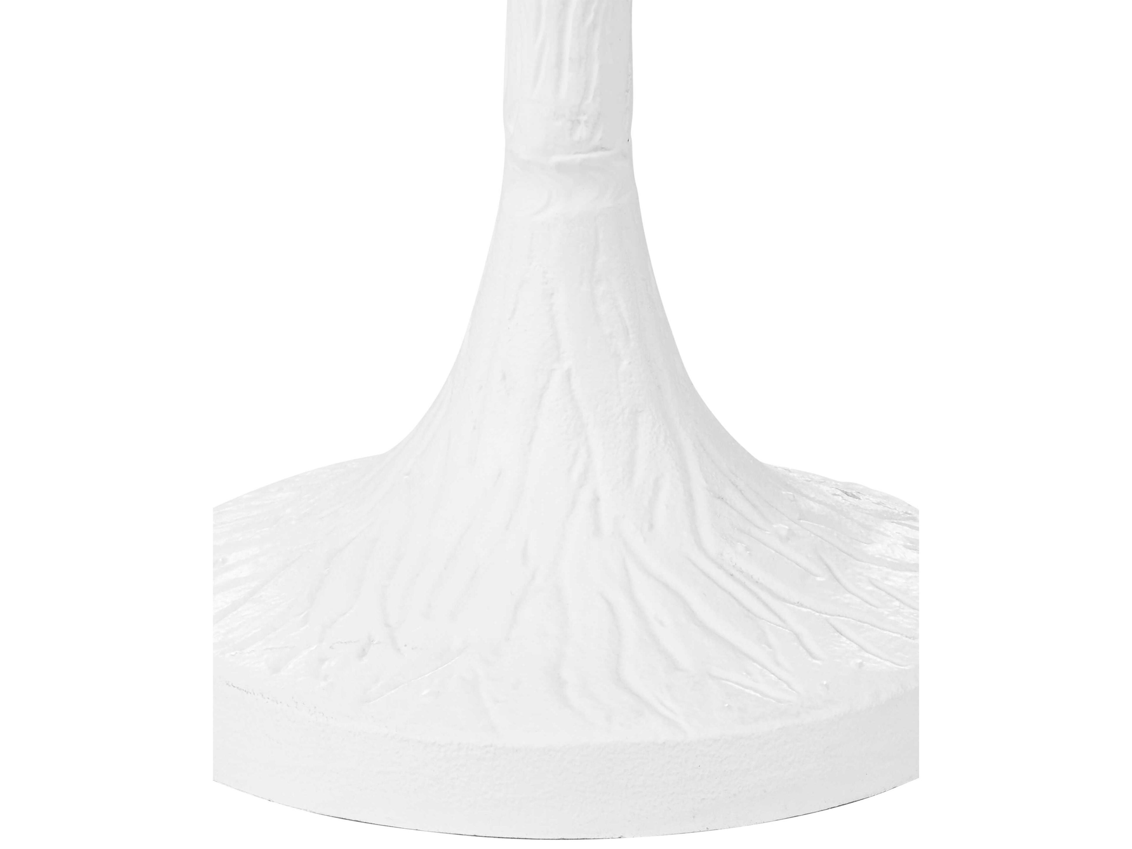 Currey & Company Piaf Gesso White Floor Lamp