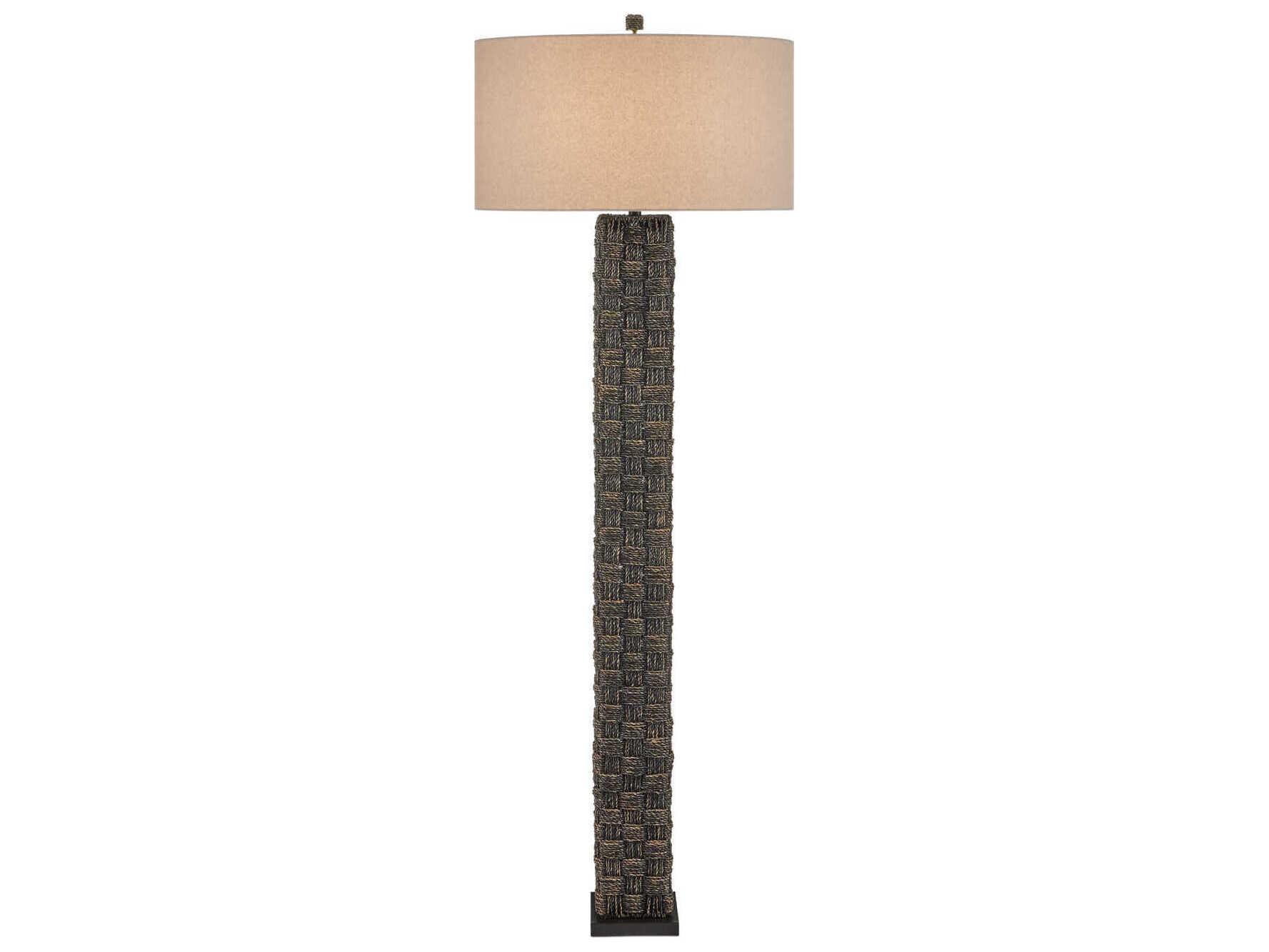 Currey & Company Eden 1-Light Black Floor Lamp