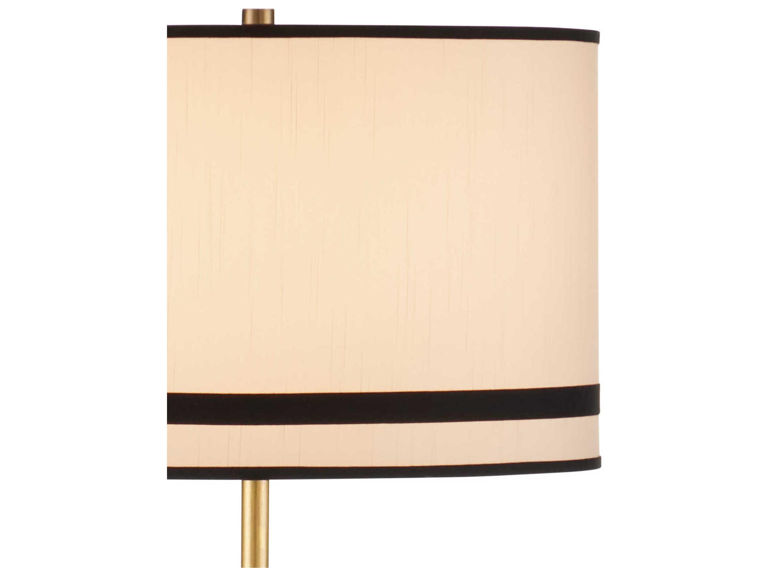 Currey & Company Gieves 1-Light Black Bronze Antique Brass Floor Lamp