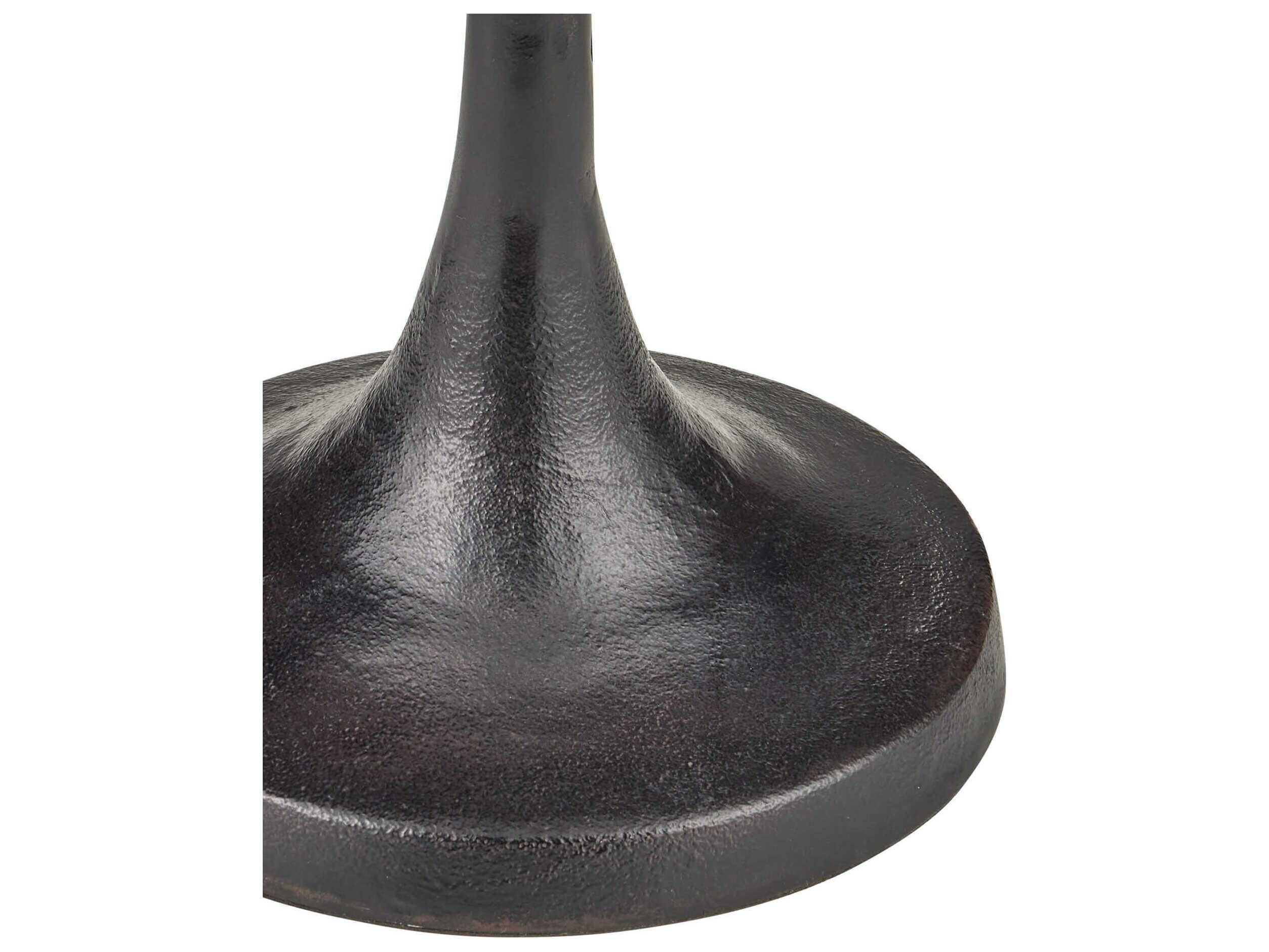 Currey & Company Mirage Black White Polyester Rayon Floor Lamp