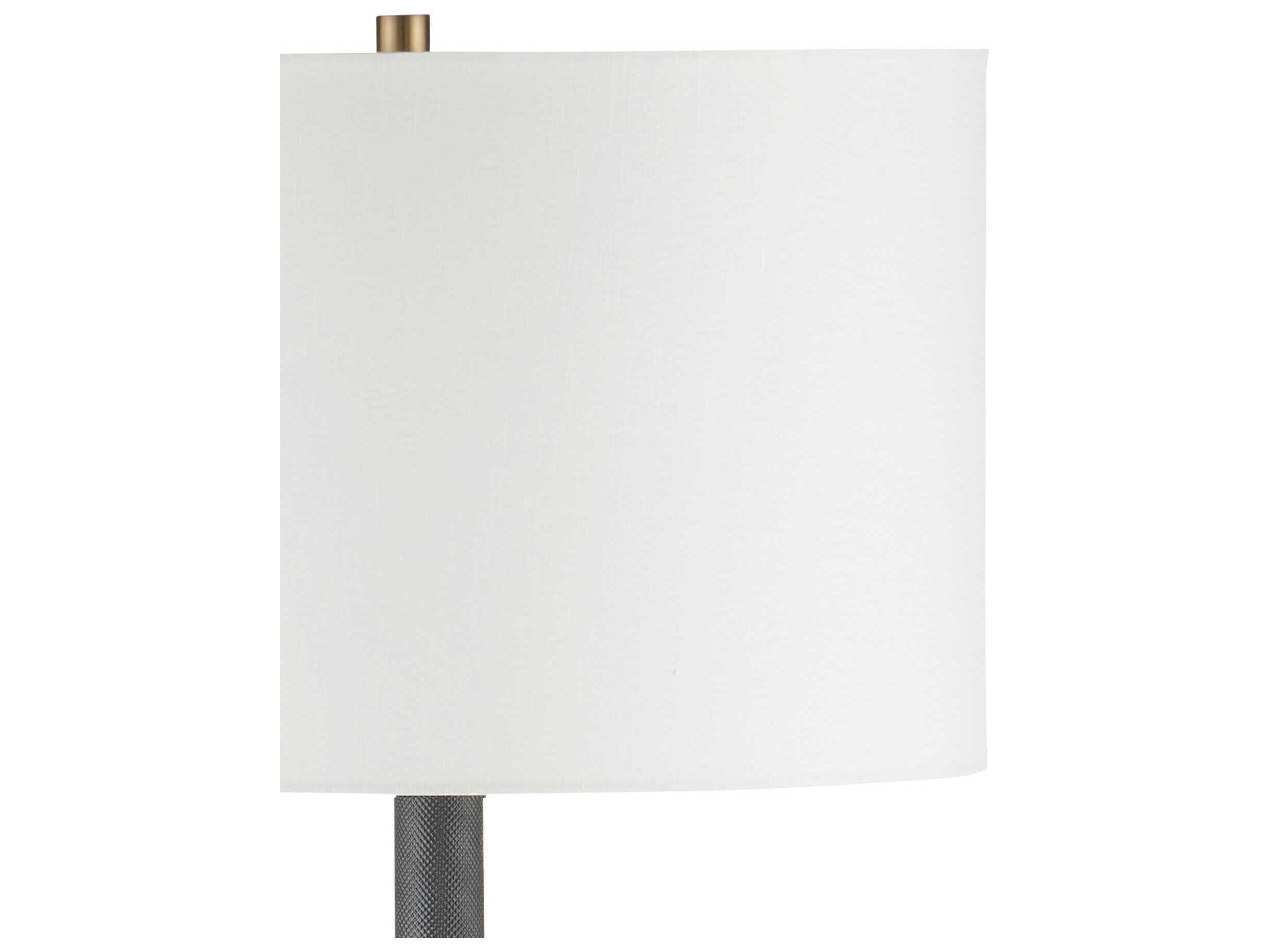 Currey & Company Gavin Brass Antique Matte Black Floor Lamp