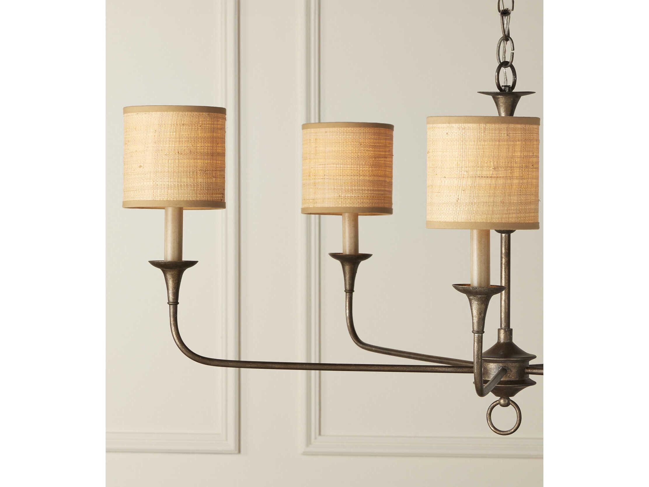 Currey & Company Nottaway 5-Light Pyrite Bronze Candelabra Chandelier