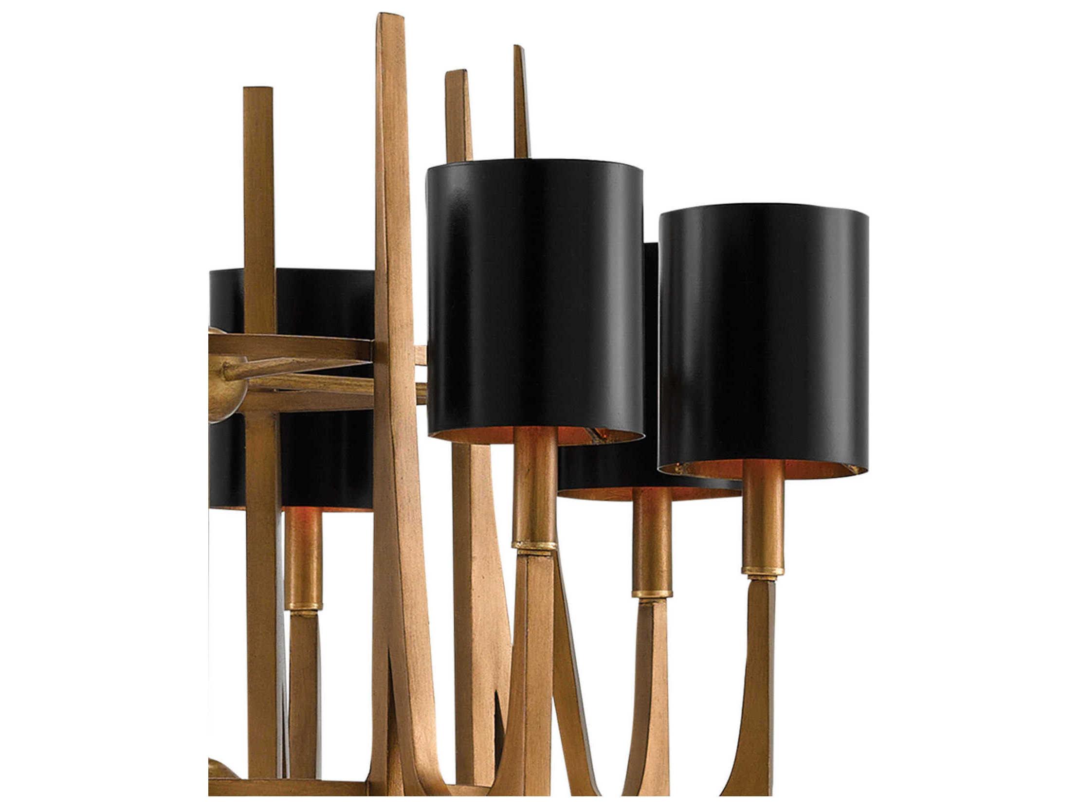 Currey & Company Umberto 8-Light Brass Chandelier