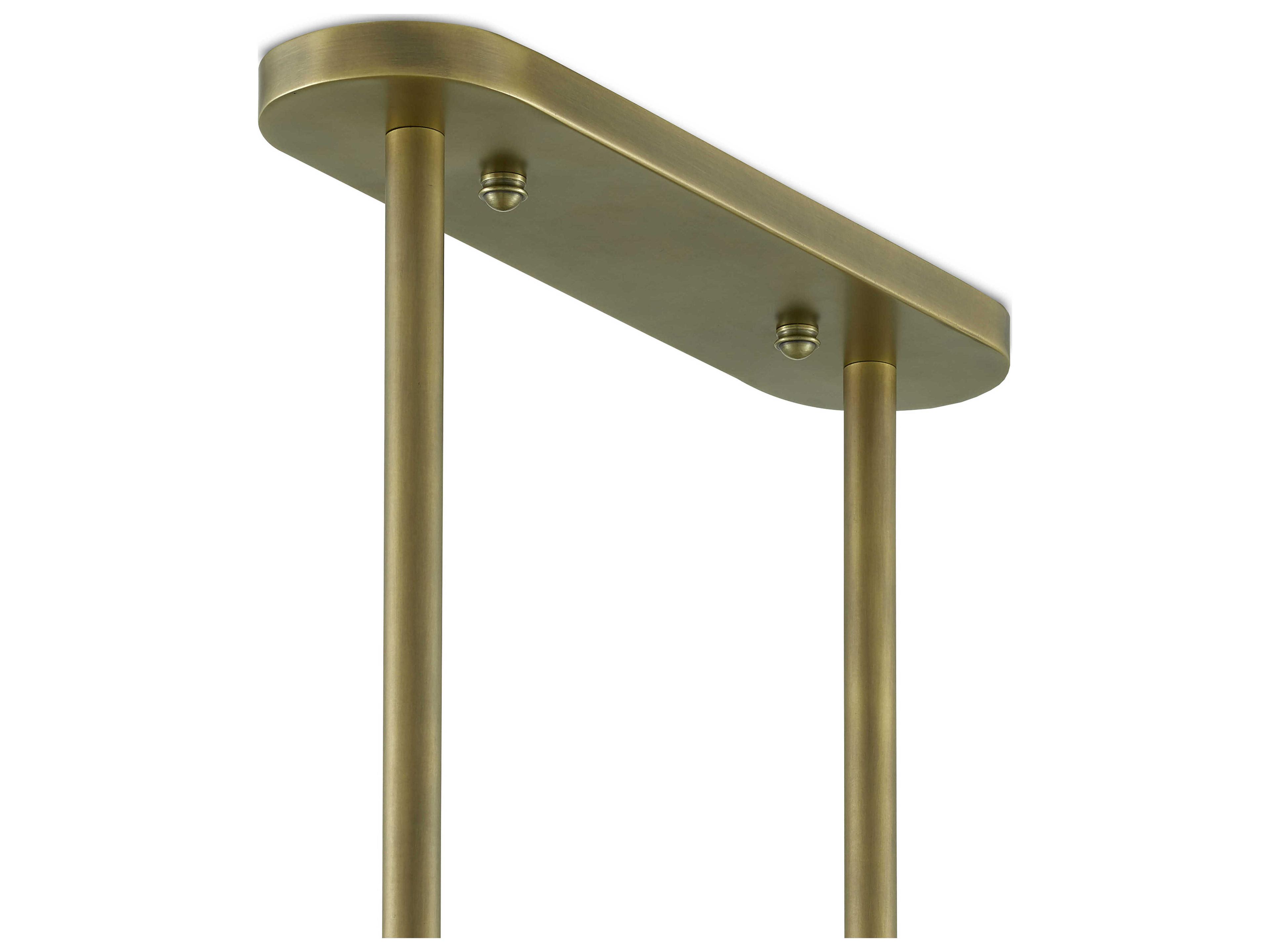 Currey & Company Combermere 4-Light Antique Brass Round Tiered Island Pendant