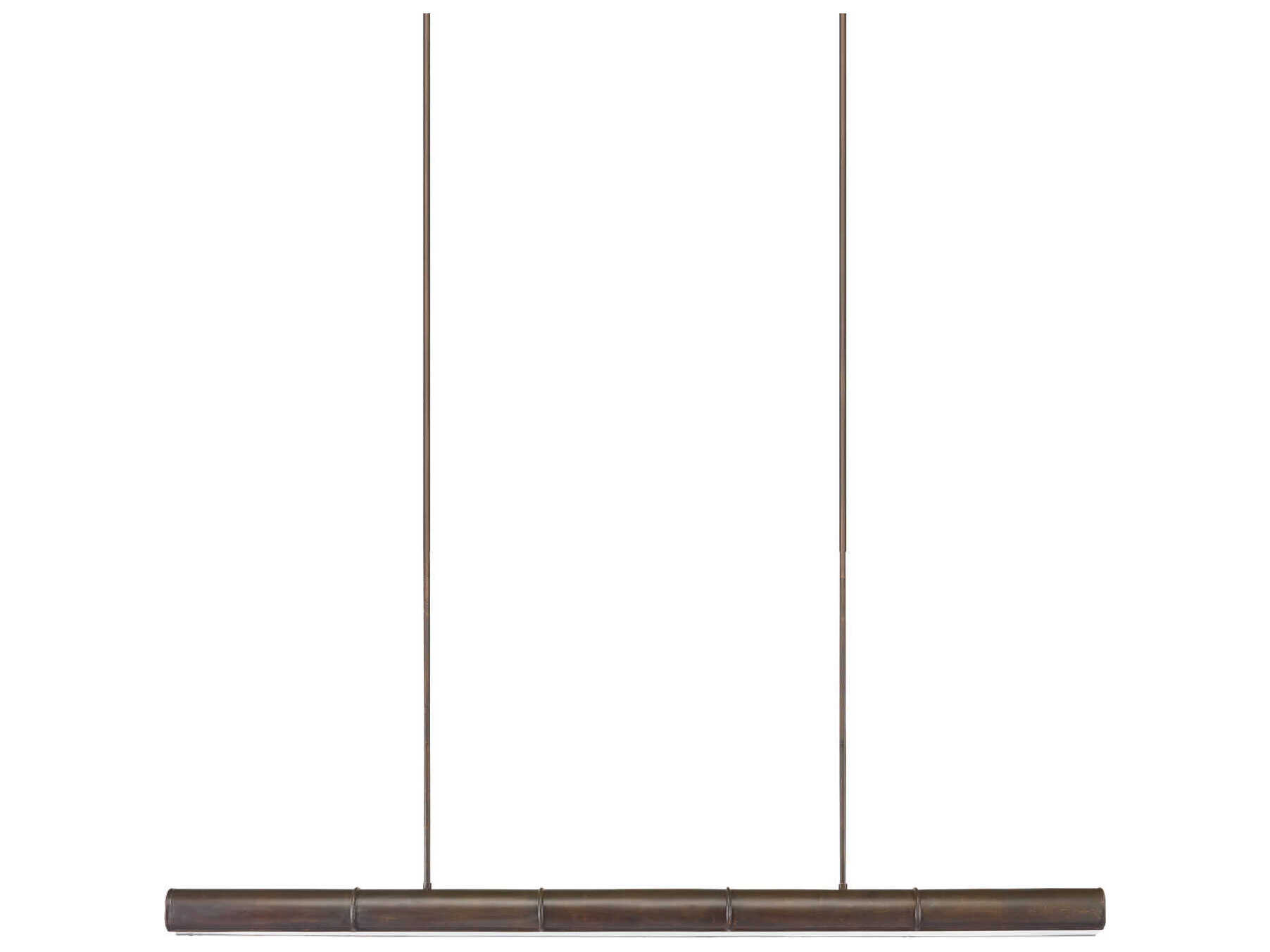 Currey & Company Lyon 5-Light Bronze Verdigris White Cylinder Island Pendant