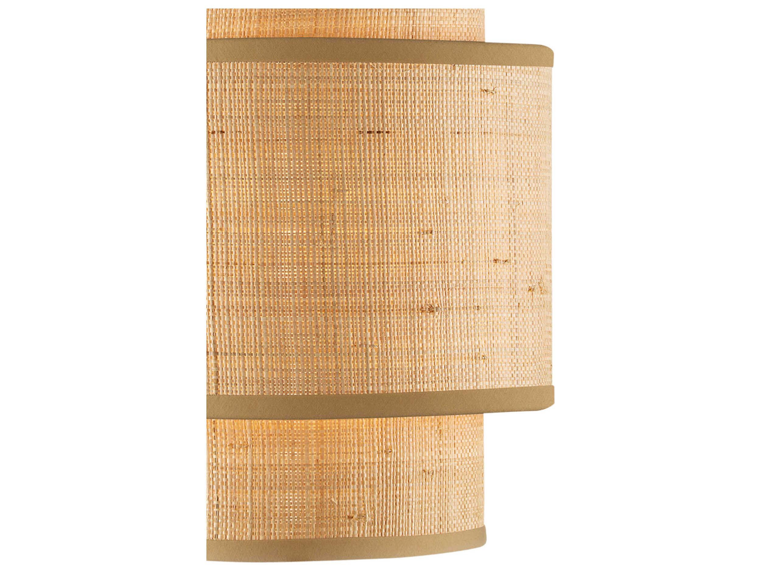 Currey & Company Mathias 1-Light Satin Black Natural Brown Round Mini Pendant