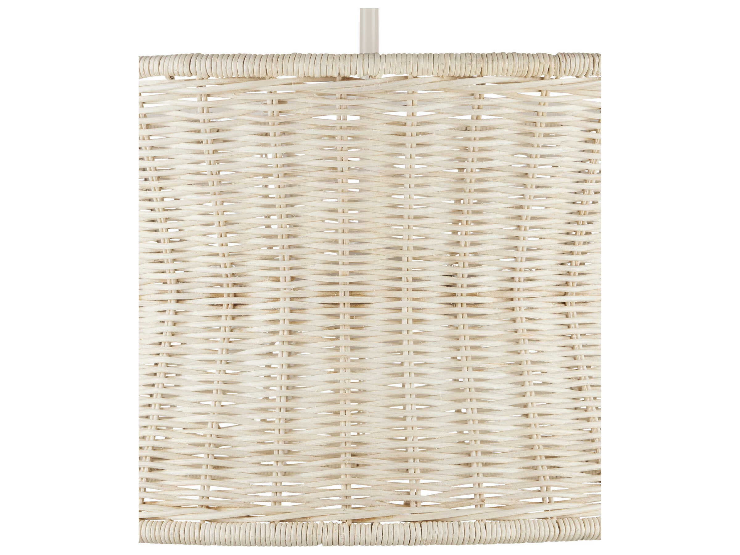 Currey & Company Phebe 4-Light Bleached Natural Vanilla White Pendant