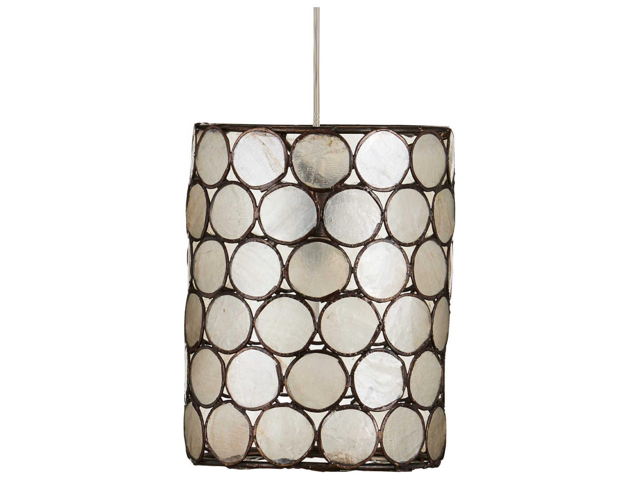 Currey & Company Regatta 15-Light Cupertino Silver Black Drum Tiered Pendant