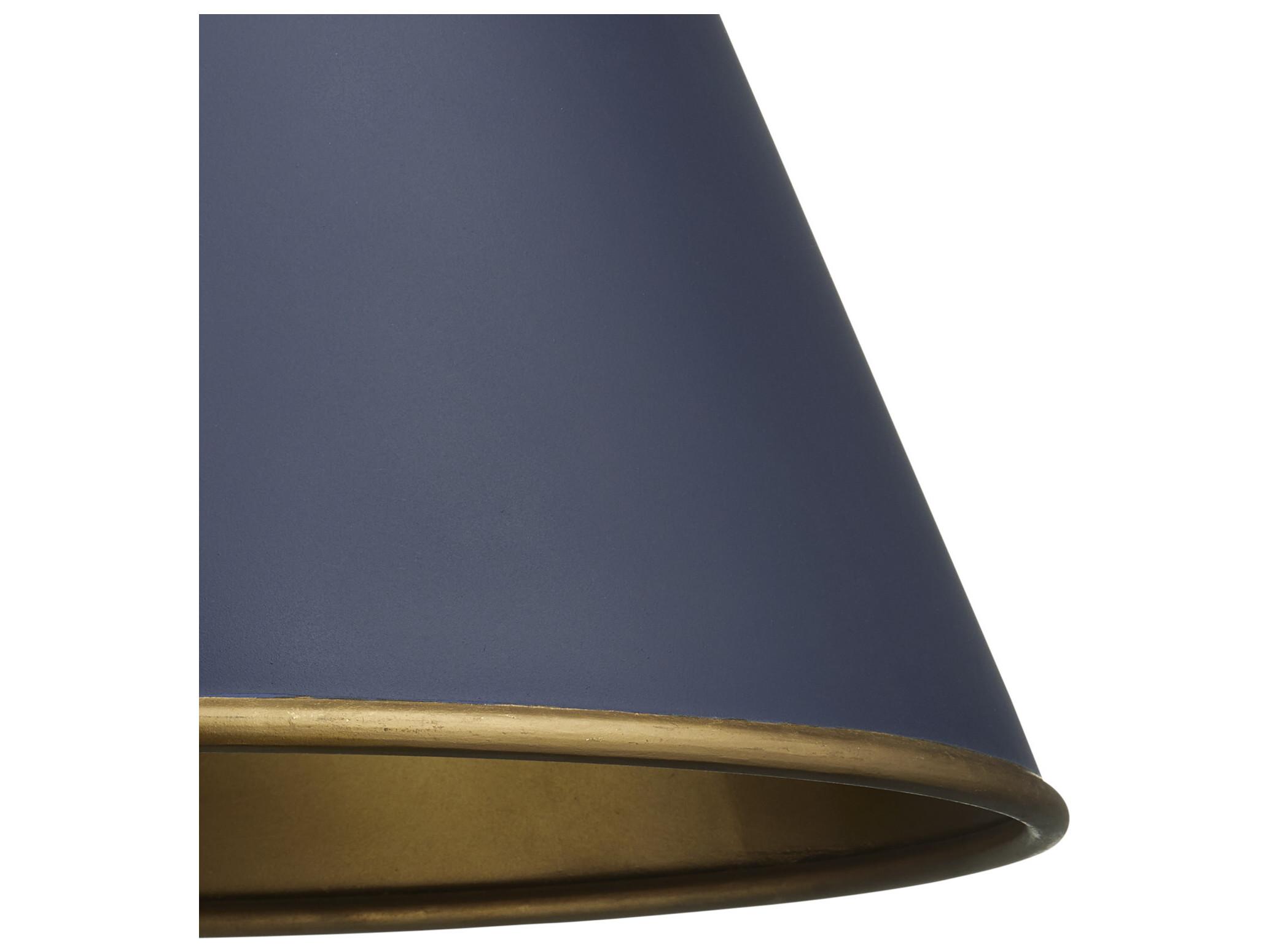 Currey & Company Pierrepont 1-Light Blue Pendant