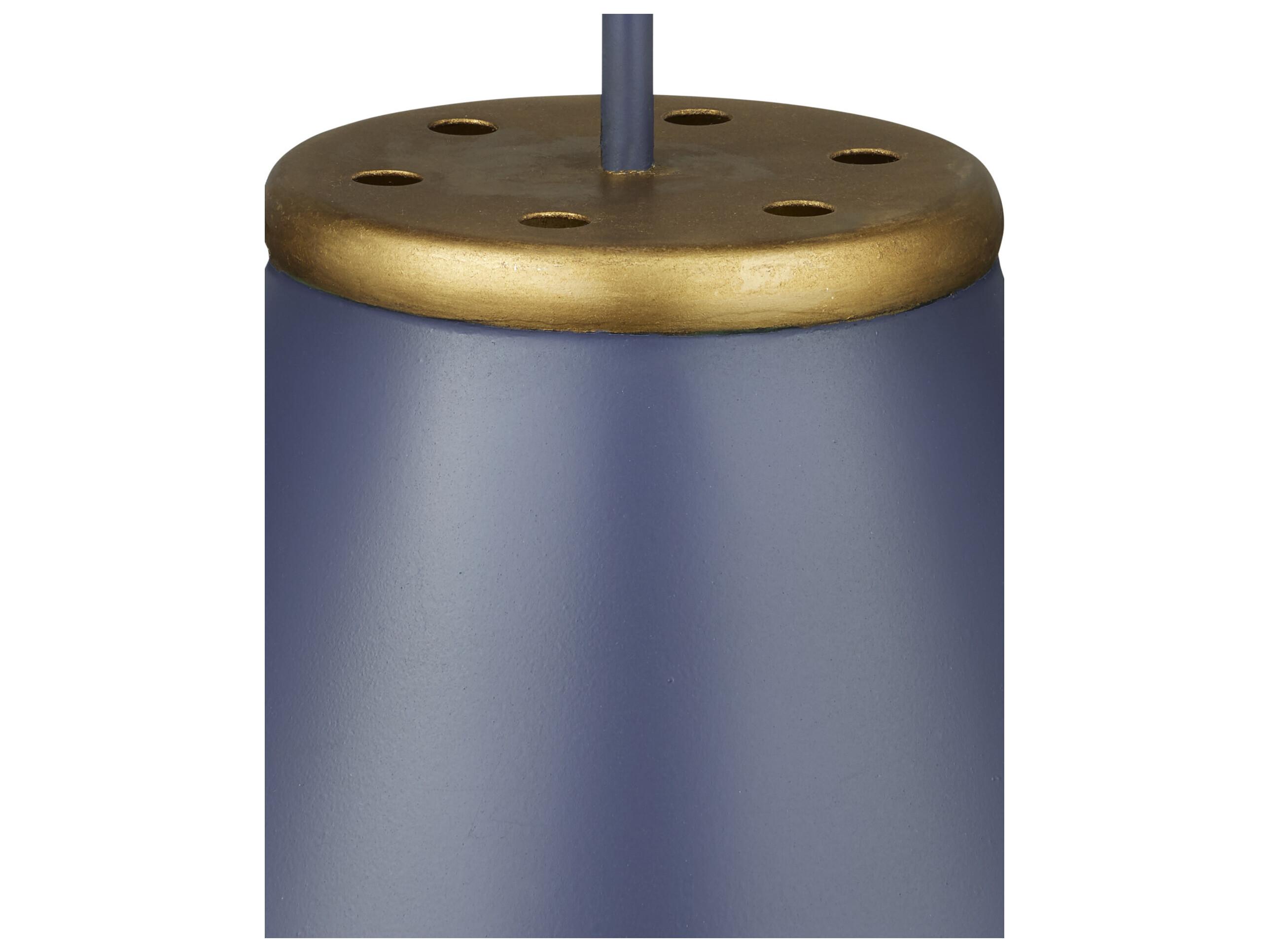 Currey & Company Pierrepont 1-Light Blue Pendant