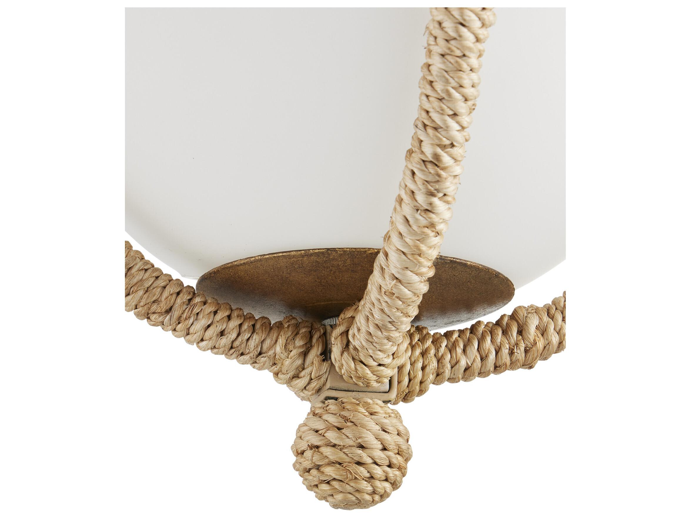 Currey & Company Passageway 1-Light Natural Dorado Gold Frosted White Brass Glass Globe Mini Pendant