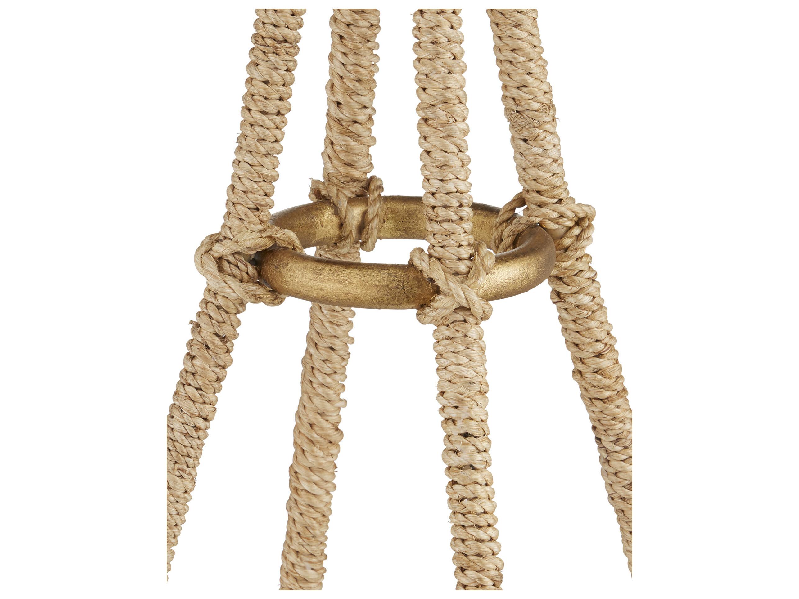 Currey & Company Passageway 1-Light Natural Dorado Gold Frosted White Brass Glass Globe Mini Pendant