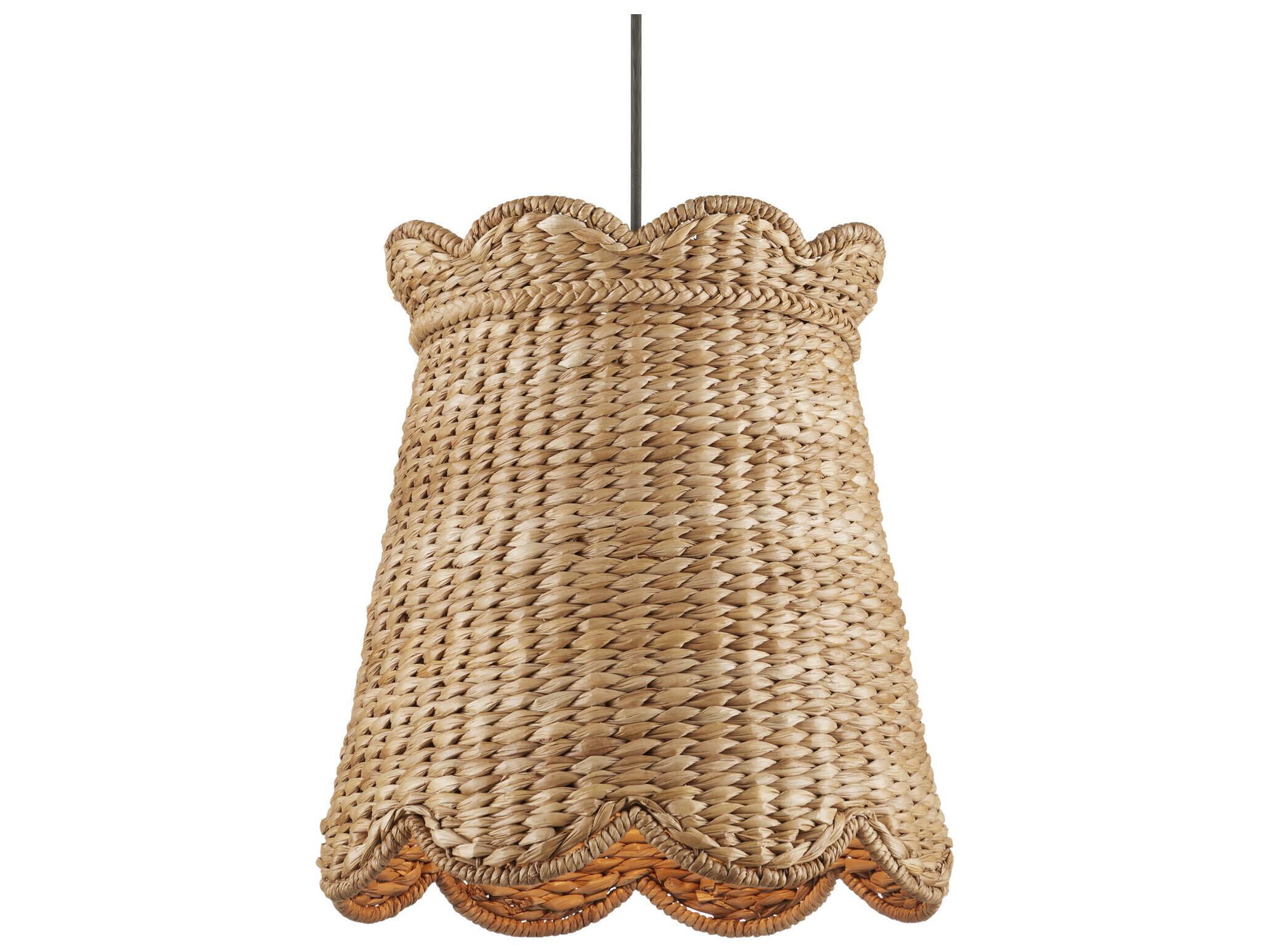 Currey & Company Annabelle 1-Light Natural Brown Geometric Pendant