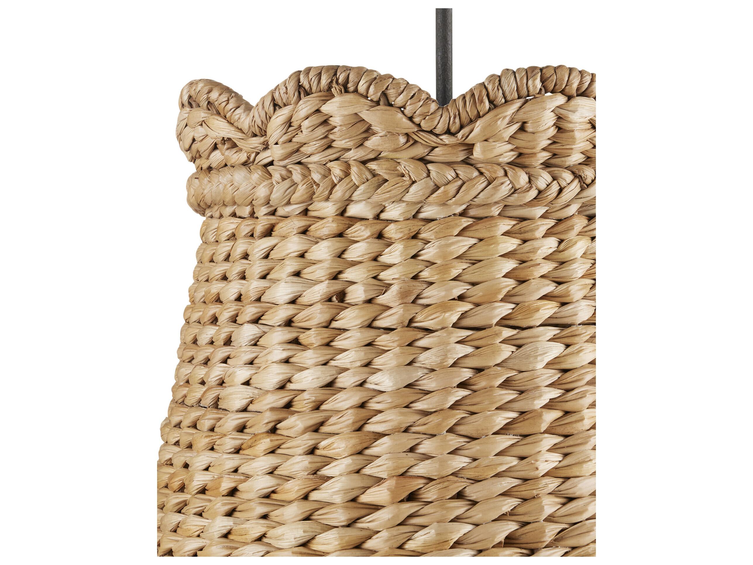 Currey & Company Annabelle 1-Light Natural Brown Pendant