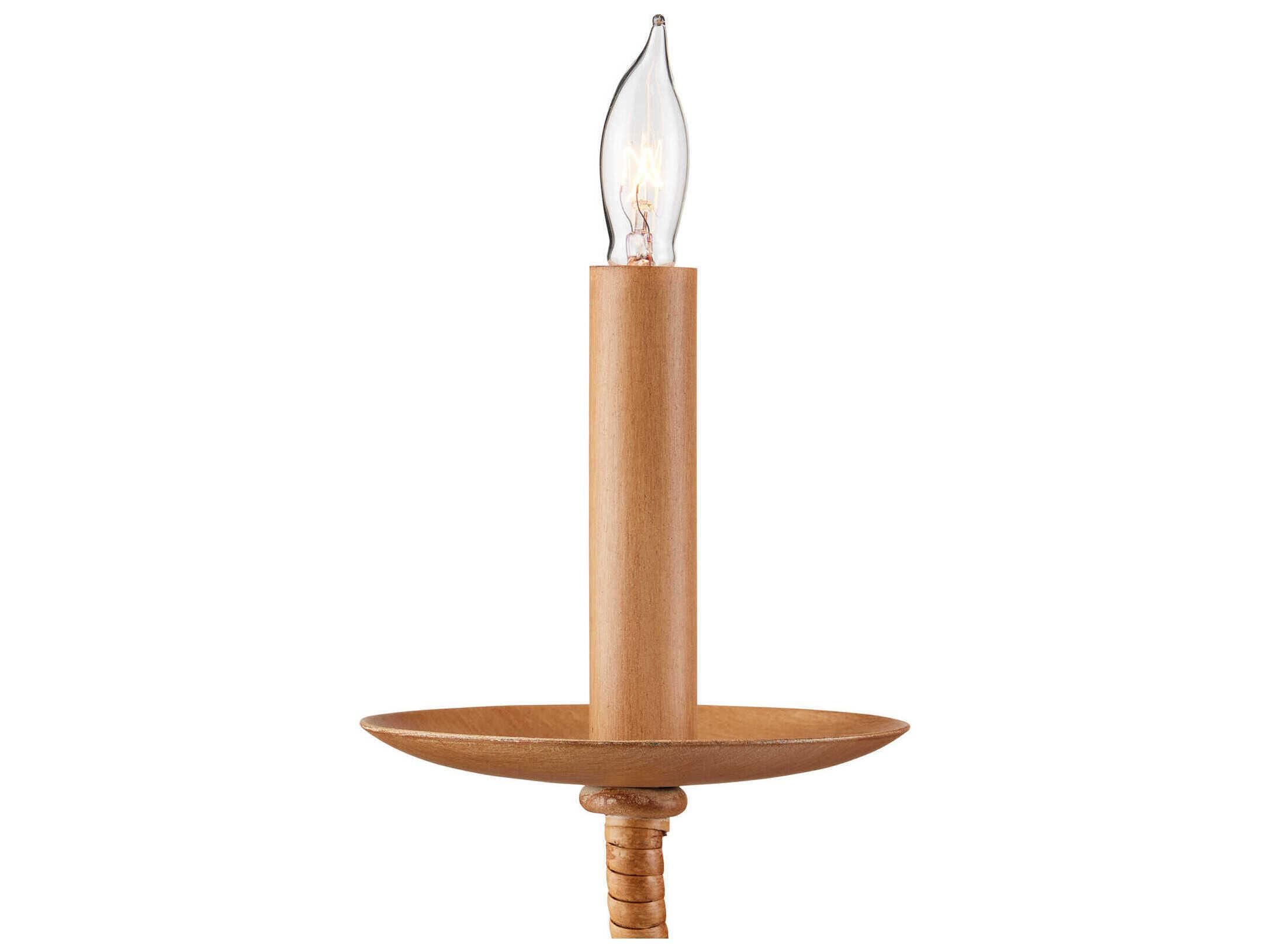 Currey & Company Saxon 2-Light Saddle Tan Natural Brown Island Pendant