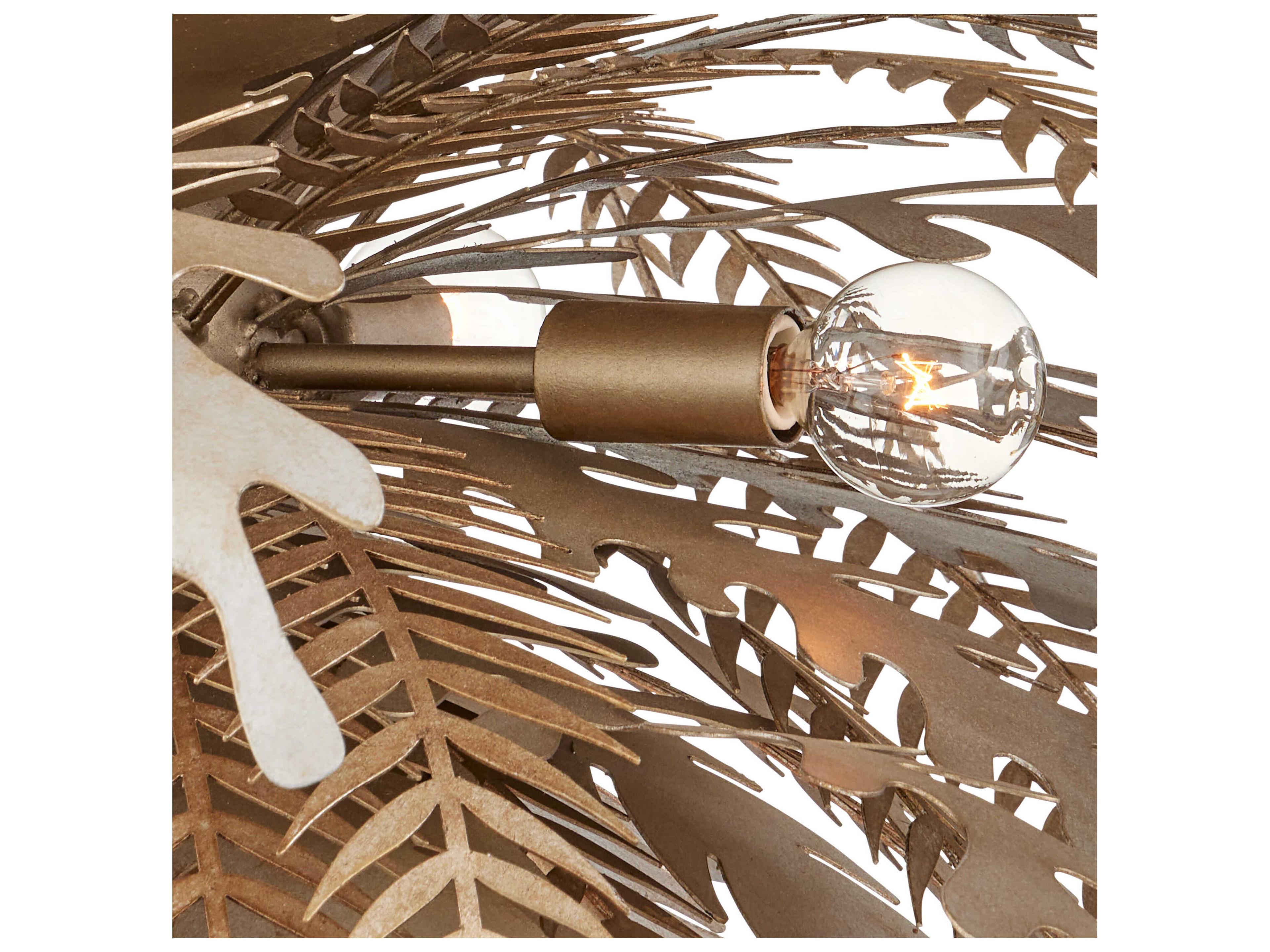 Currey & Company Abyssinia 12-Light Silver Chandelier