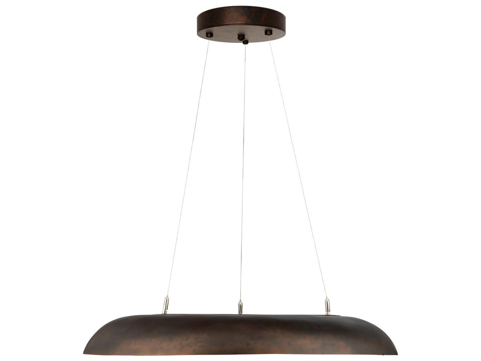 Currey & Company Tairagai 1-Light Natural Bronze Gold Round Pendant