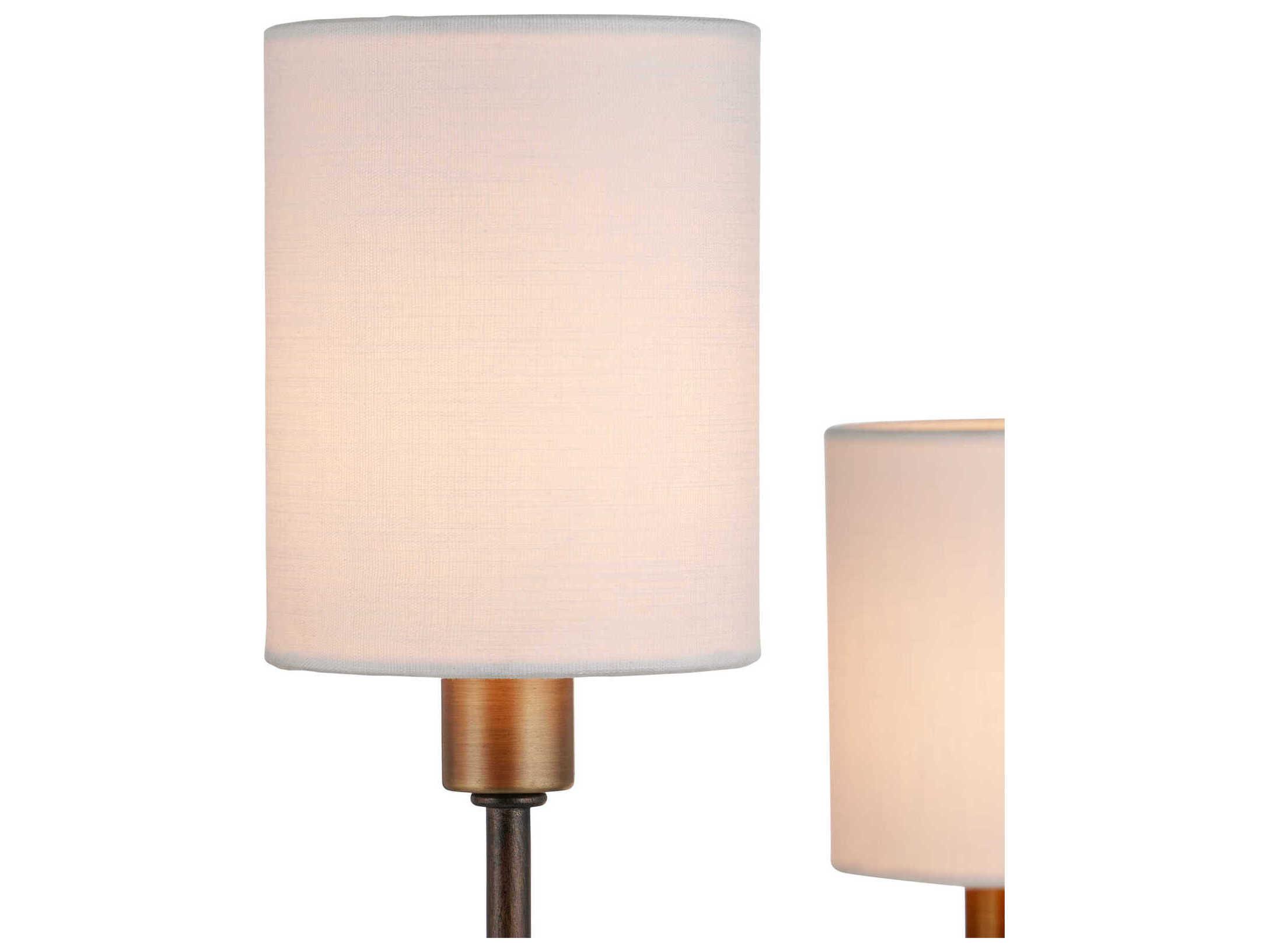 Currey & Company Archetype 8-Light Statuary Bronze Antique Brass Chandelier