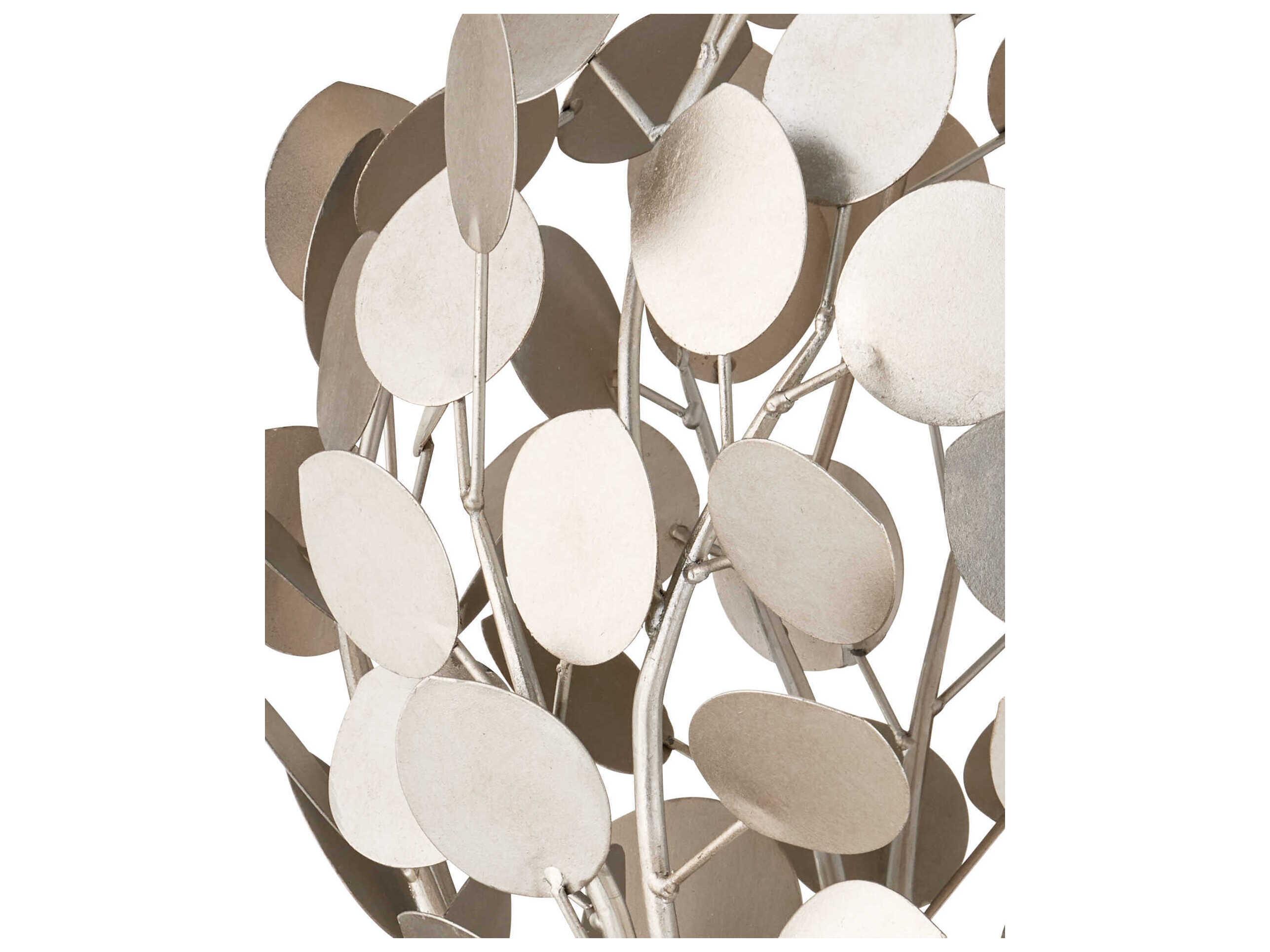 Currey & Company Lunaria 1-Light Silver Pendant