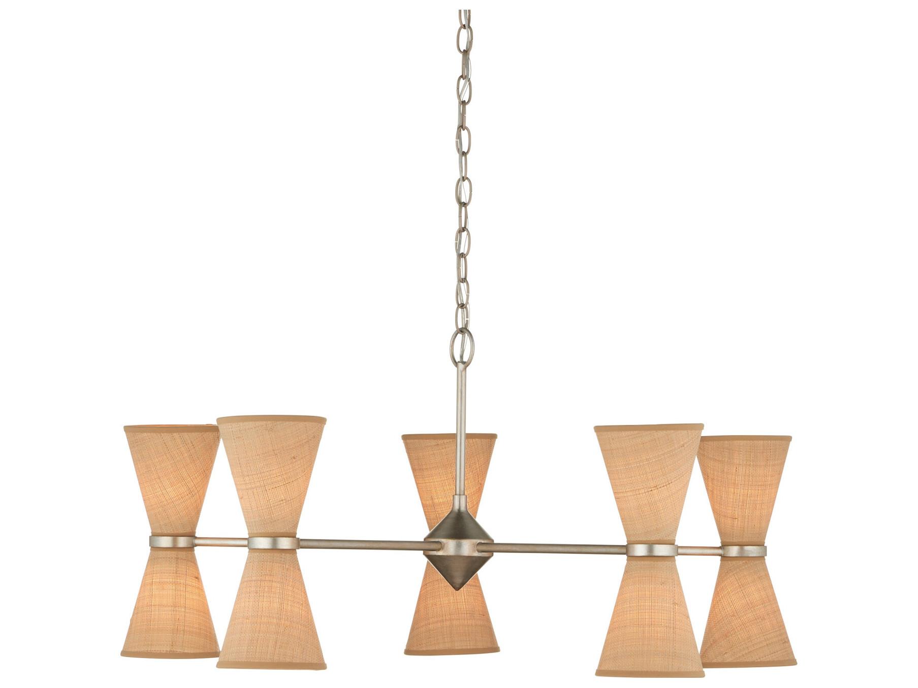 Currey & Company Pennyworth 10-Light Silver Chandelier