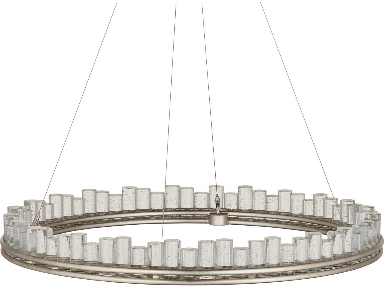 Currey & Company Pleiades 1-Light Silver Round Chandelier