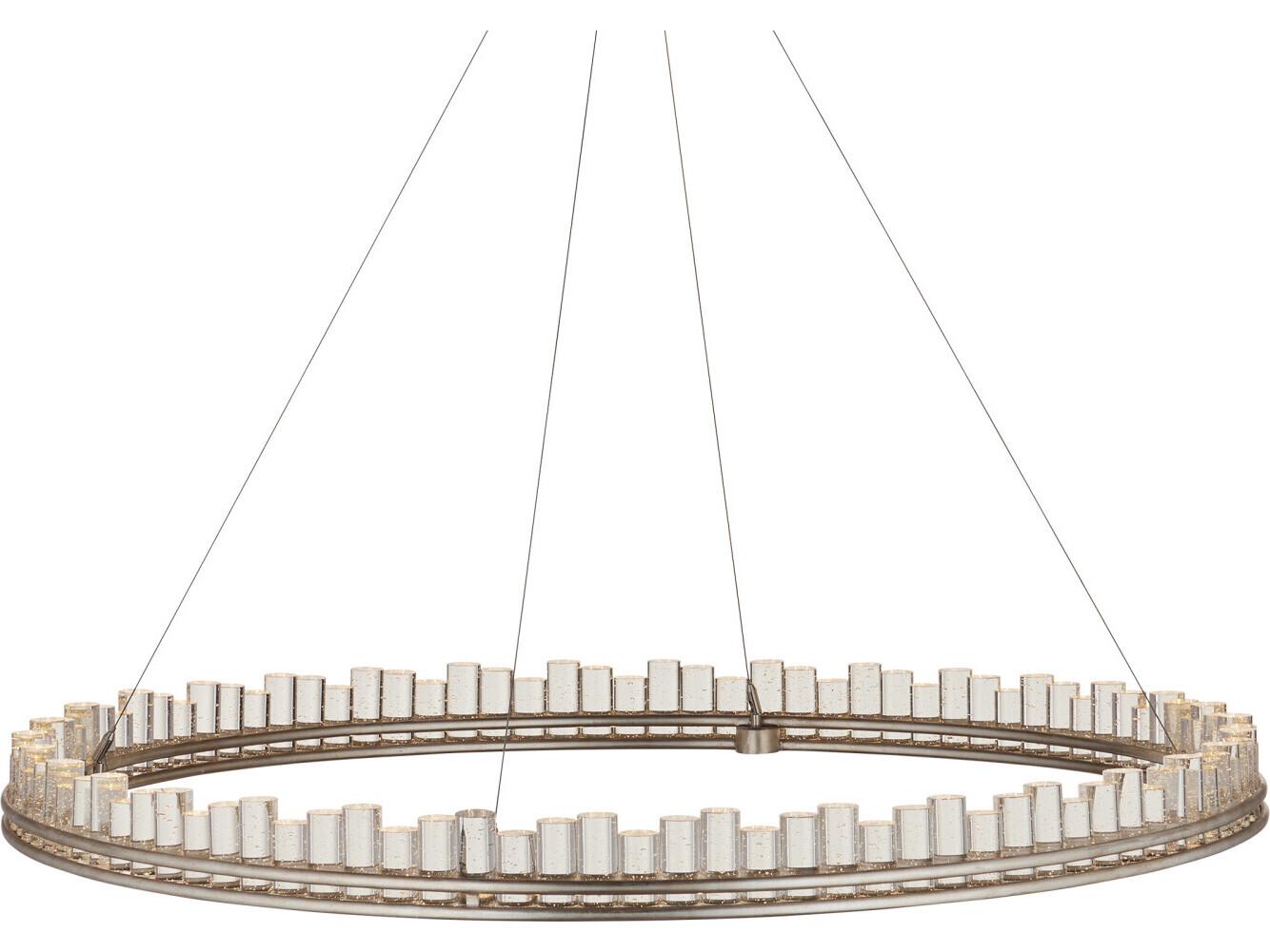 Currey & Company Pleiades 1-Light Silver Round Chandelier